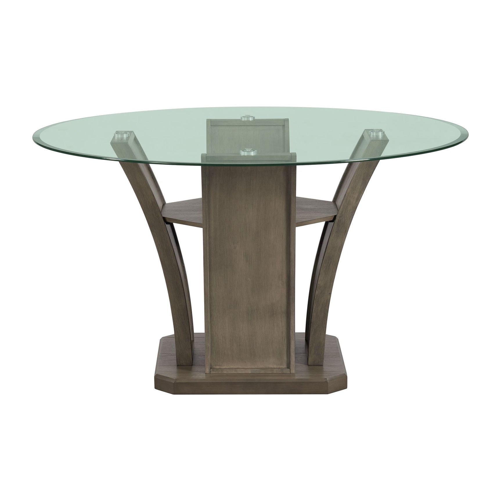 Dapper Grey Round Dining Table - Tampa Furniture Outlet
