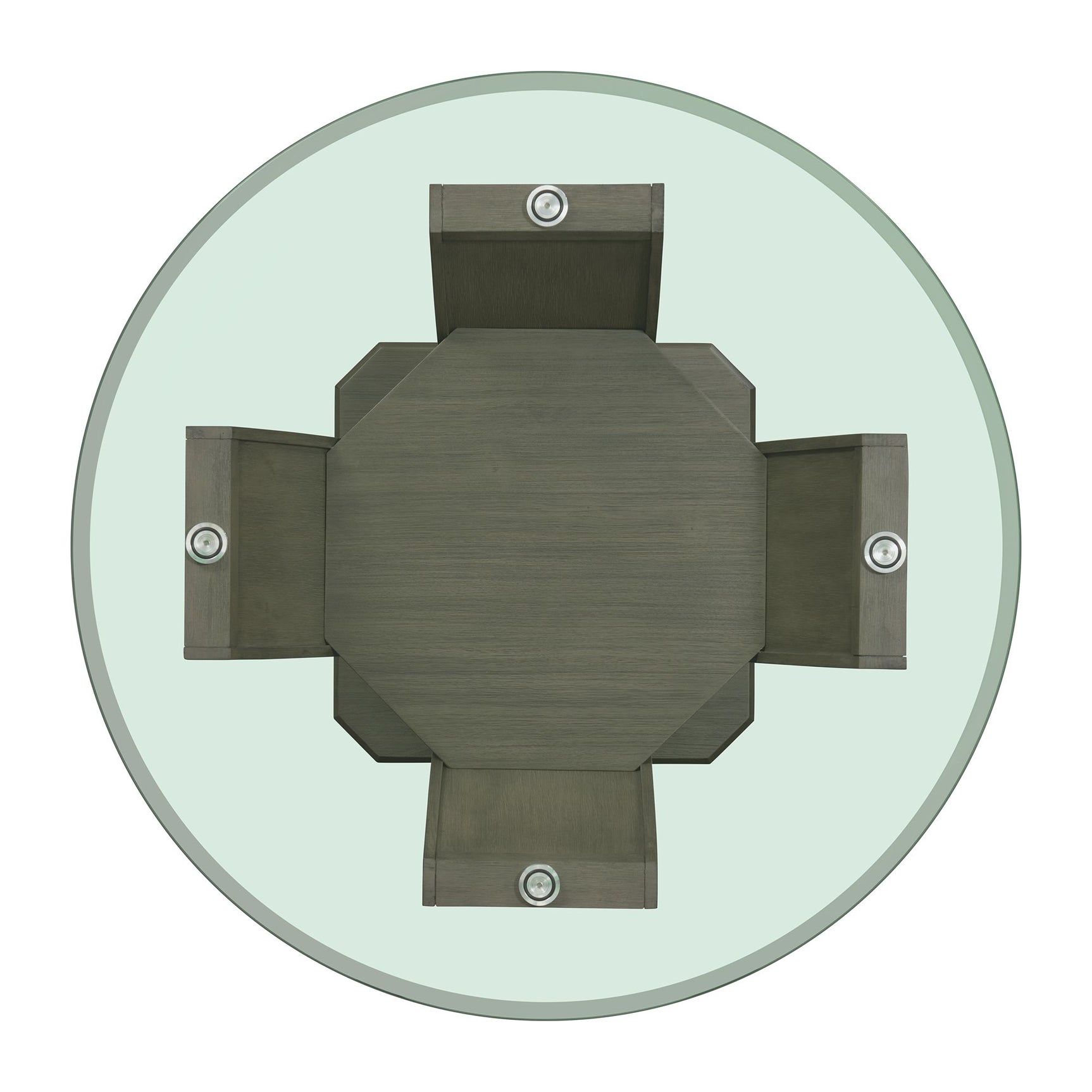Dapper Grey Round Dining Table - Tampa Furniture Outlet