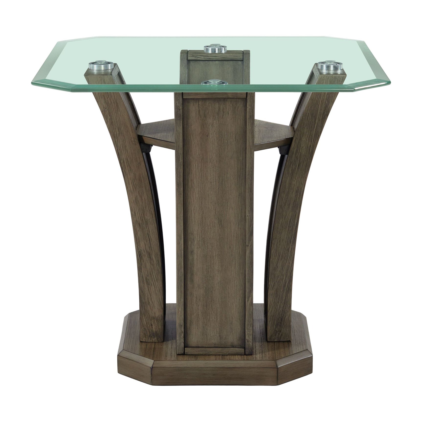 Dapper Square End Table Grey - Tampa Furniture Outlet