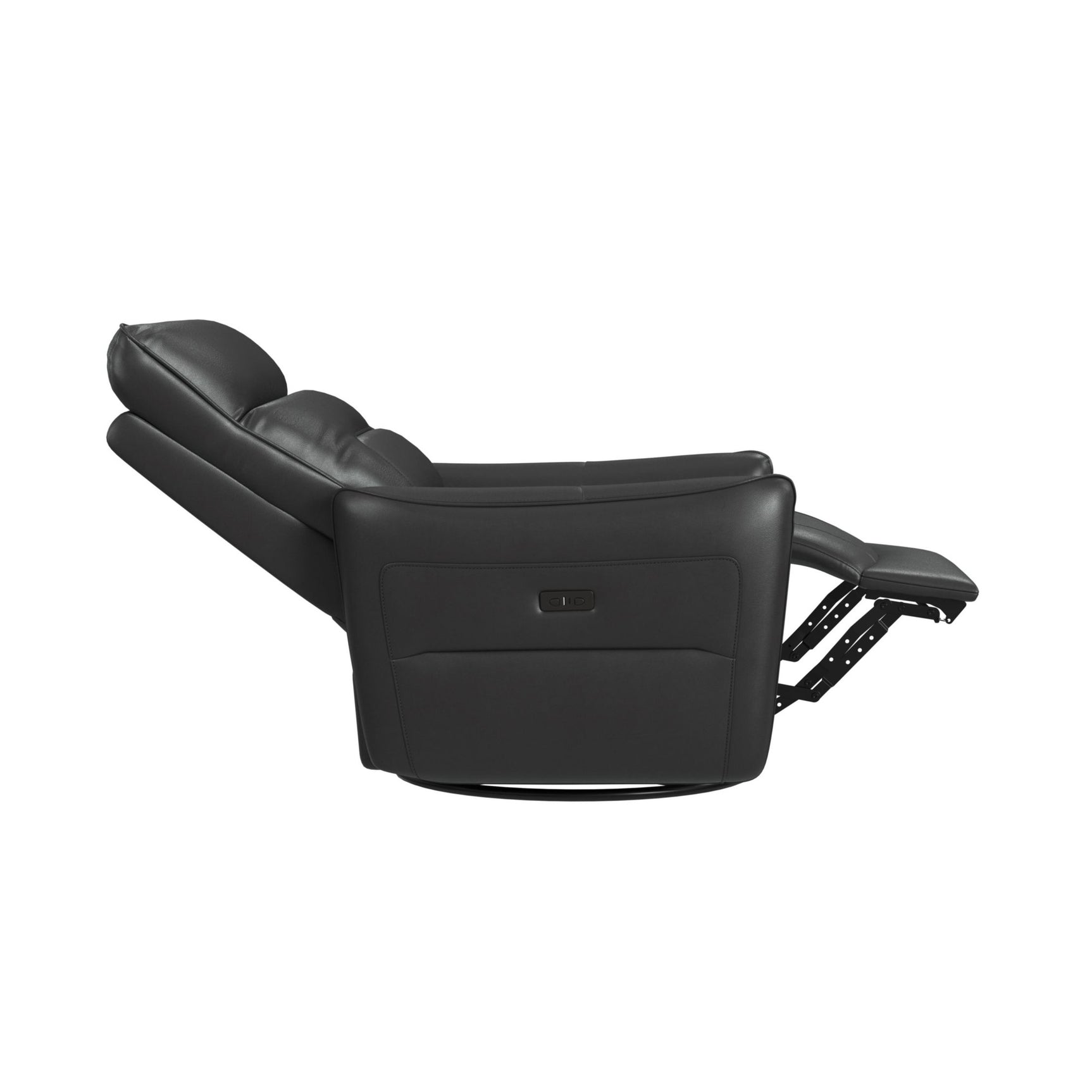 Deco P1 Recliner with Glider and Swivel in Del Mar Grey