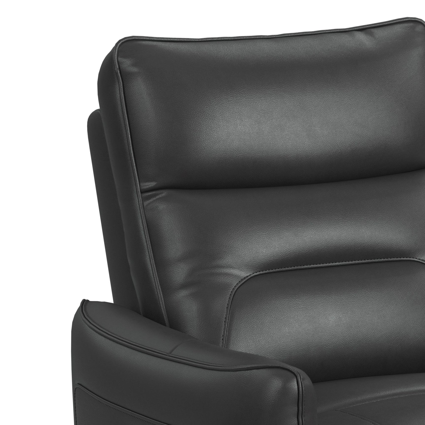 Deco P1 Recliner with Glider and Swivel in Del Mar Grey
