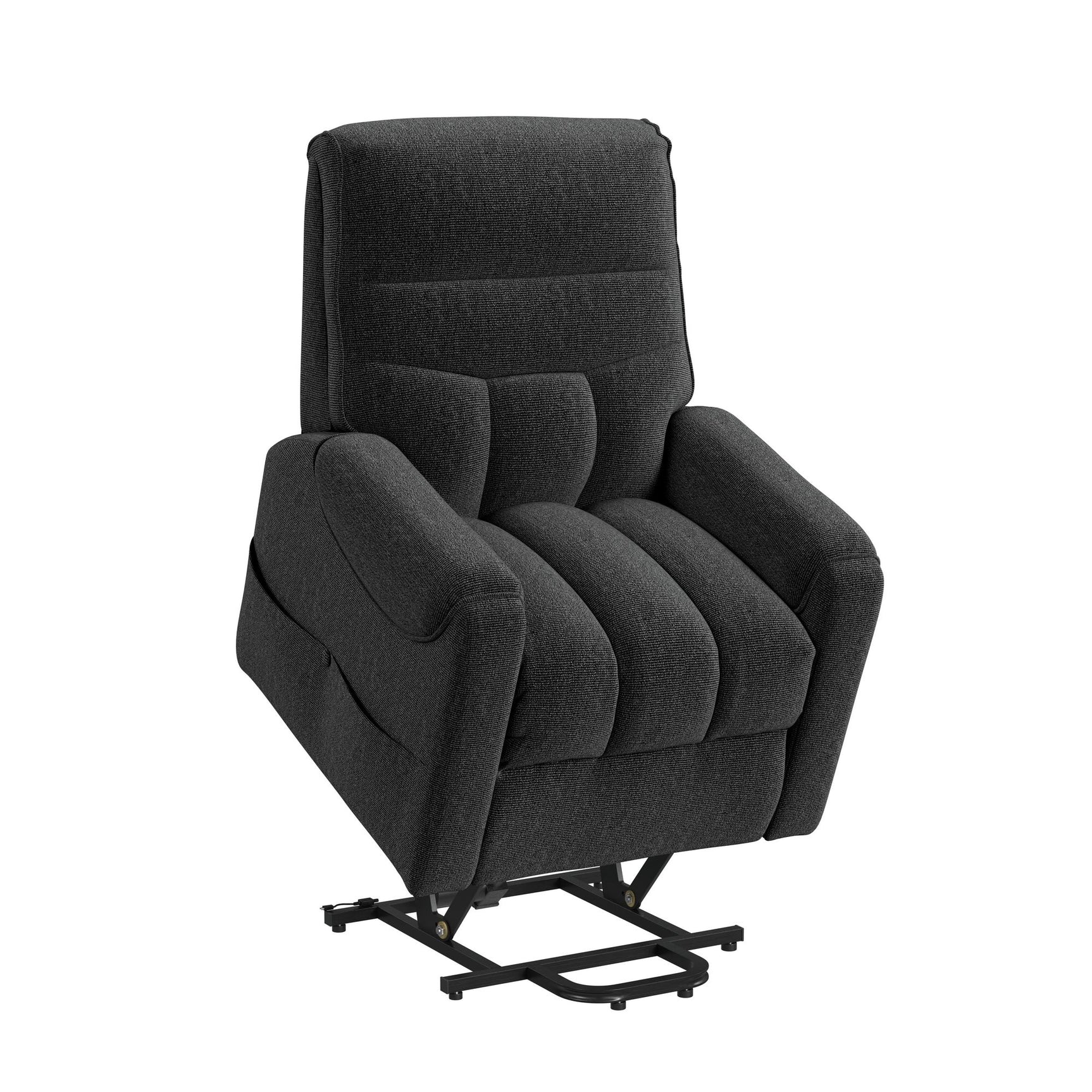 Desoto Power Lift Chair in Sahara Black - Tampa Furniture Outlet