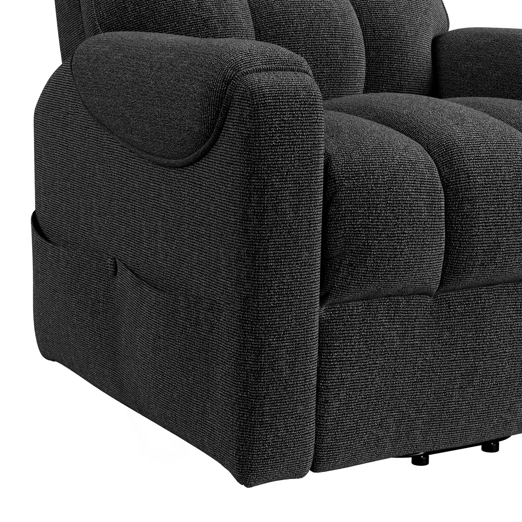 Desoto Power Lift Chair in Sahara Black - Tampa Furniture Outlet