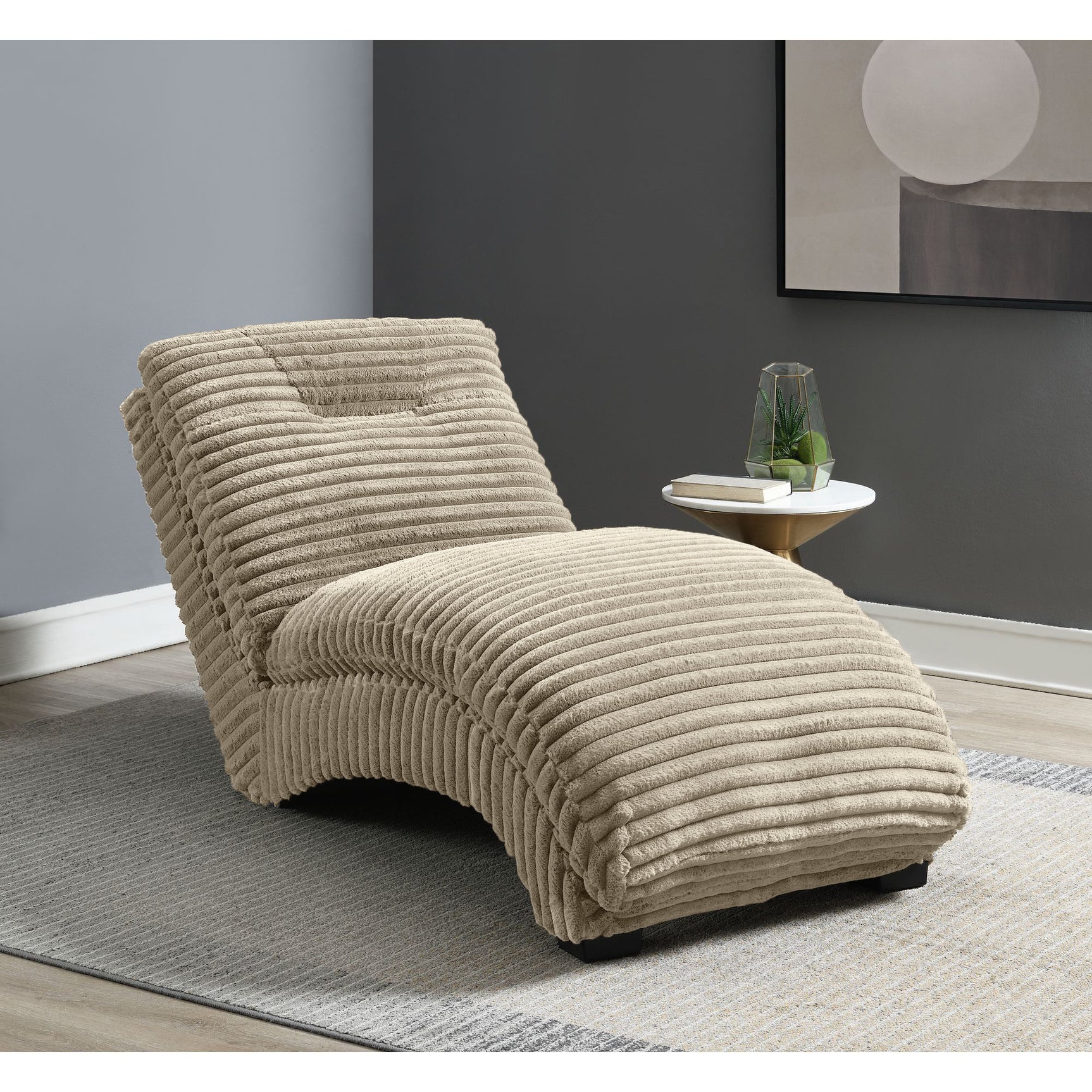Dominick II Chaise in Masis Taupe – SKU U-11230-8846-110 | Elements