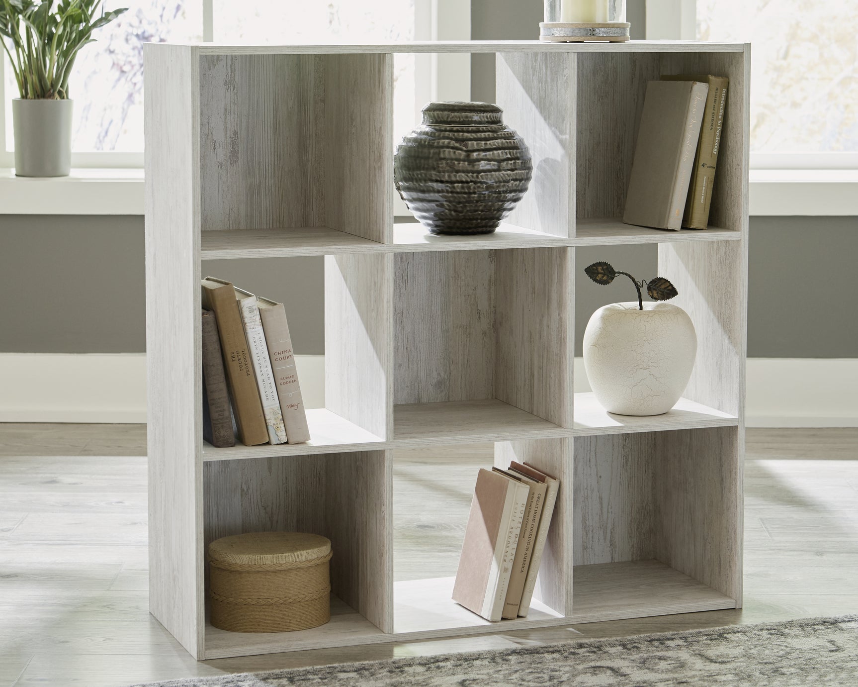Paxberry Nine Cube Organizer - Tampa Furniture Outlet