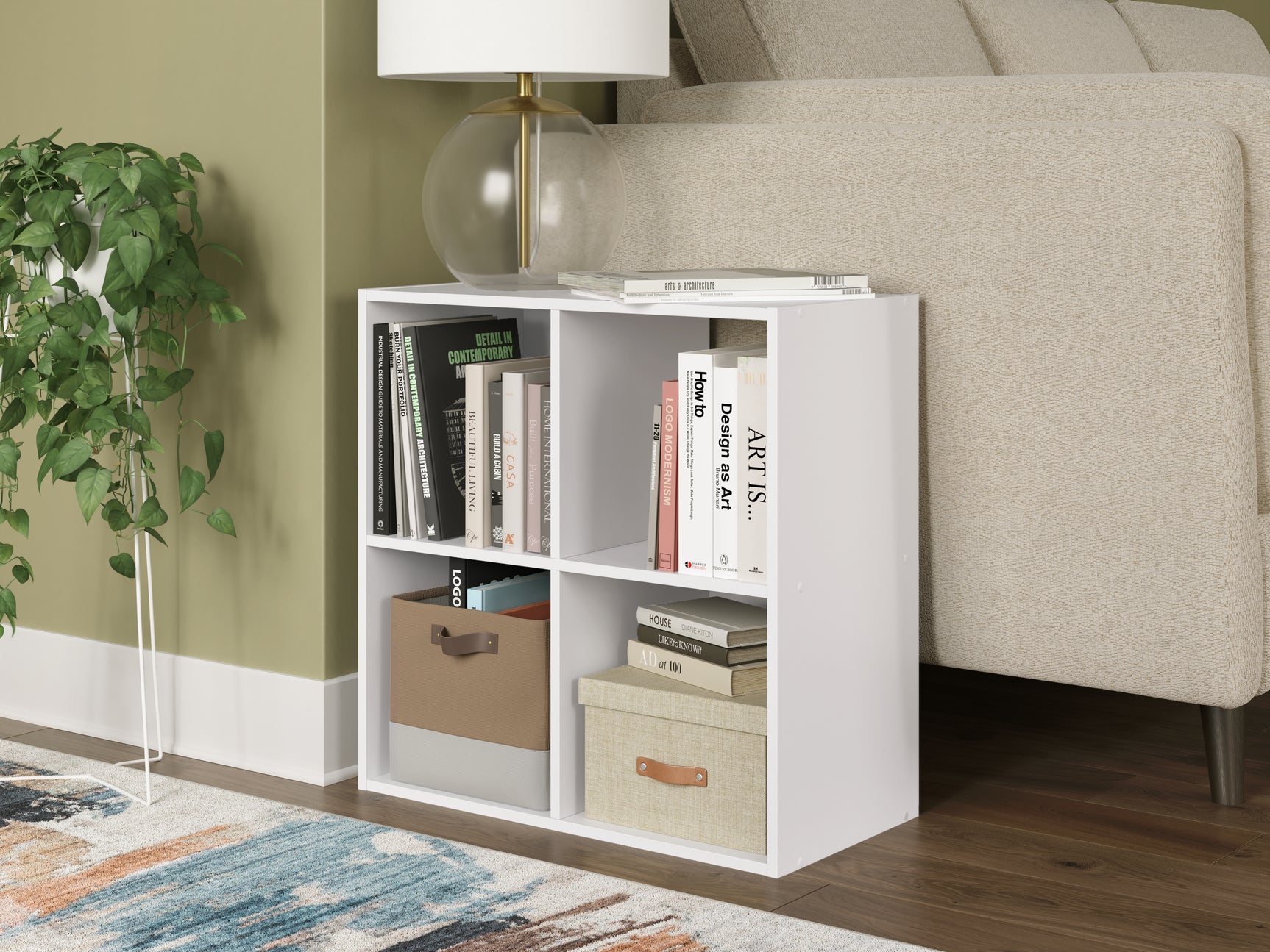 Onita Four Cube Organizer - Tampa Furniture Outlet