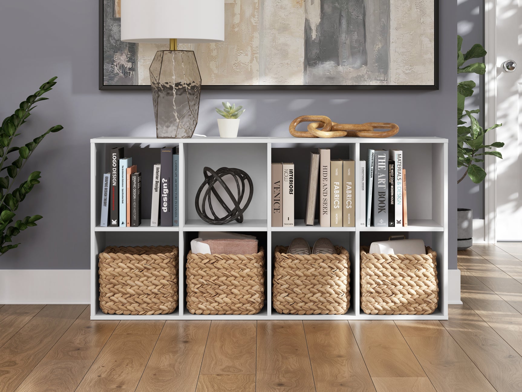 Onita Eight Cube Organizer - Tampa Furniture Outlet