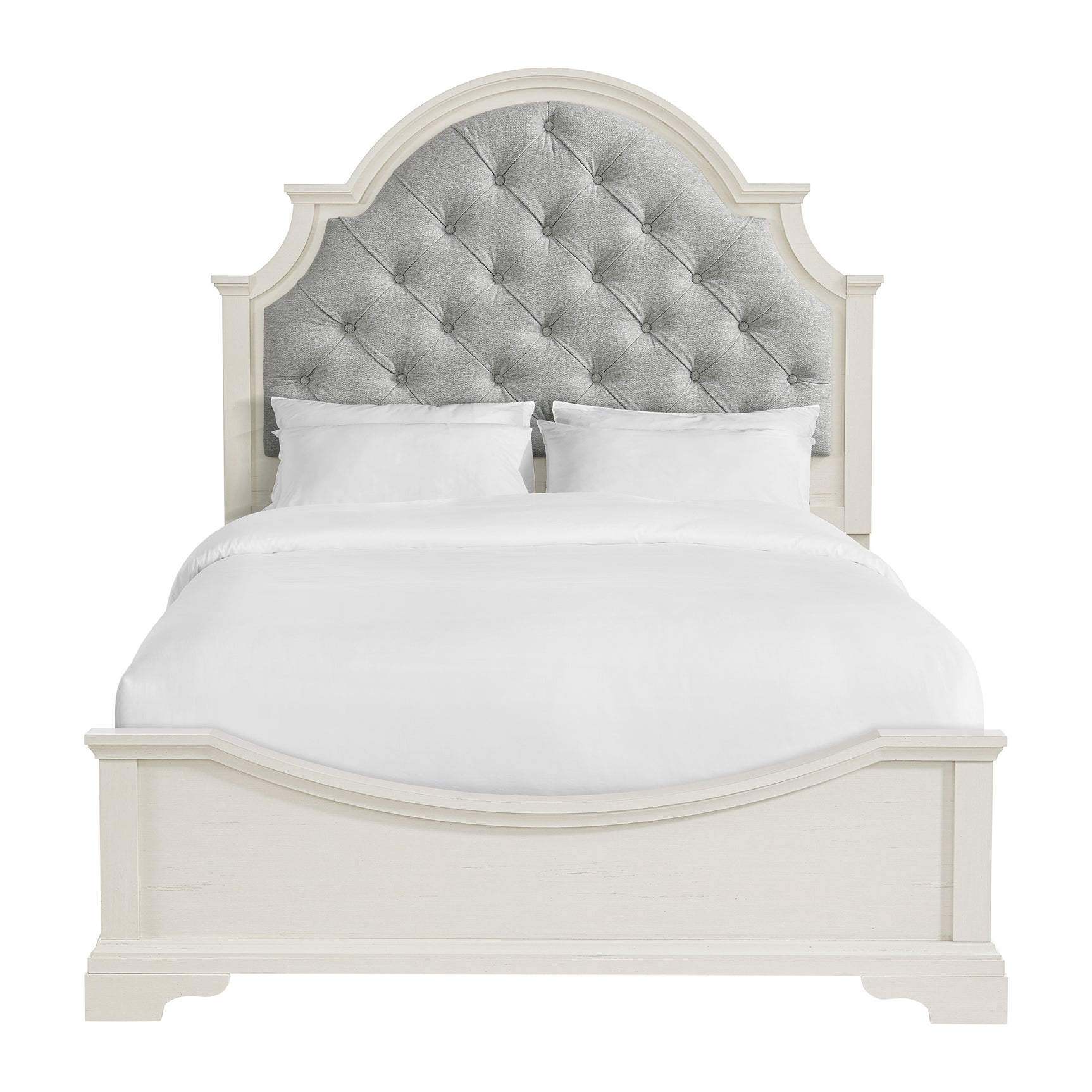 Eastwood Youth Full UPH Bed in Off-White - Tampa Furniture Outlet