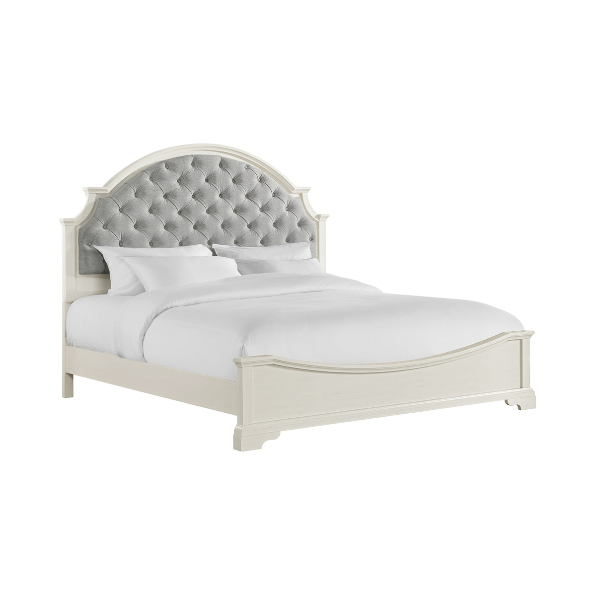 Eastwood Youth King UPH Bed in Off-White