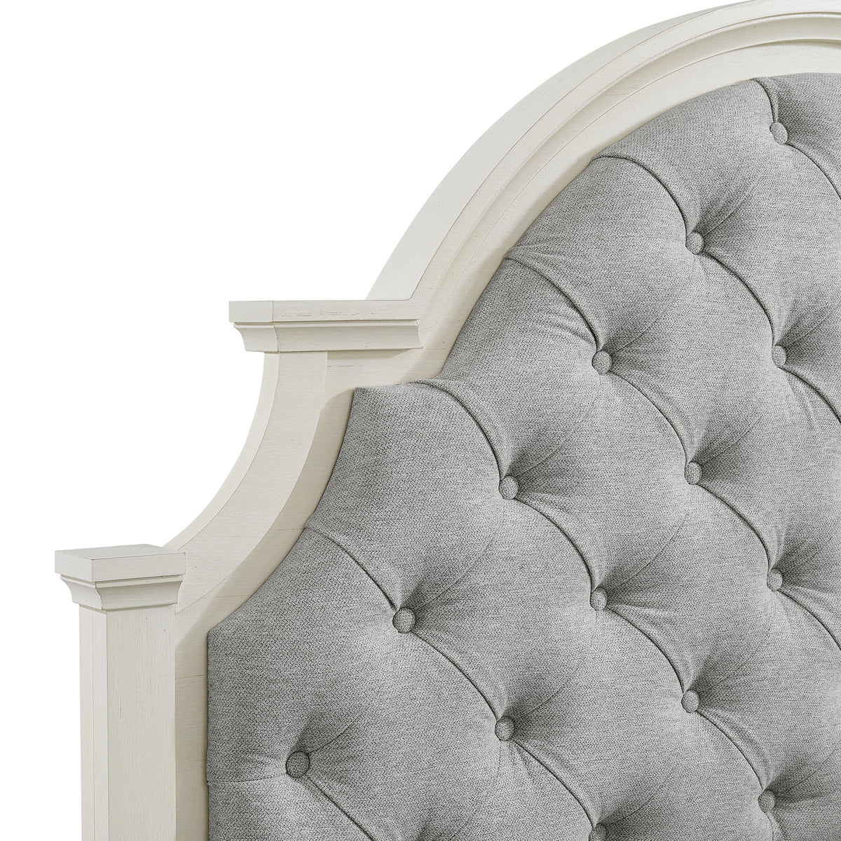 Eastwood Youth King UPH Bed in Off-White