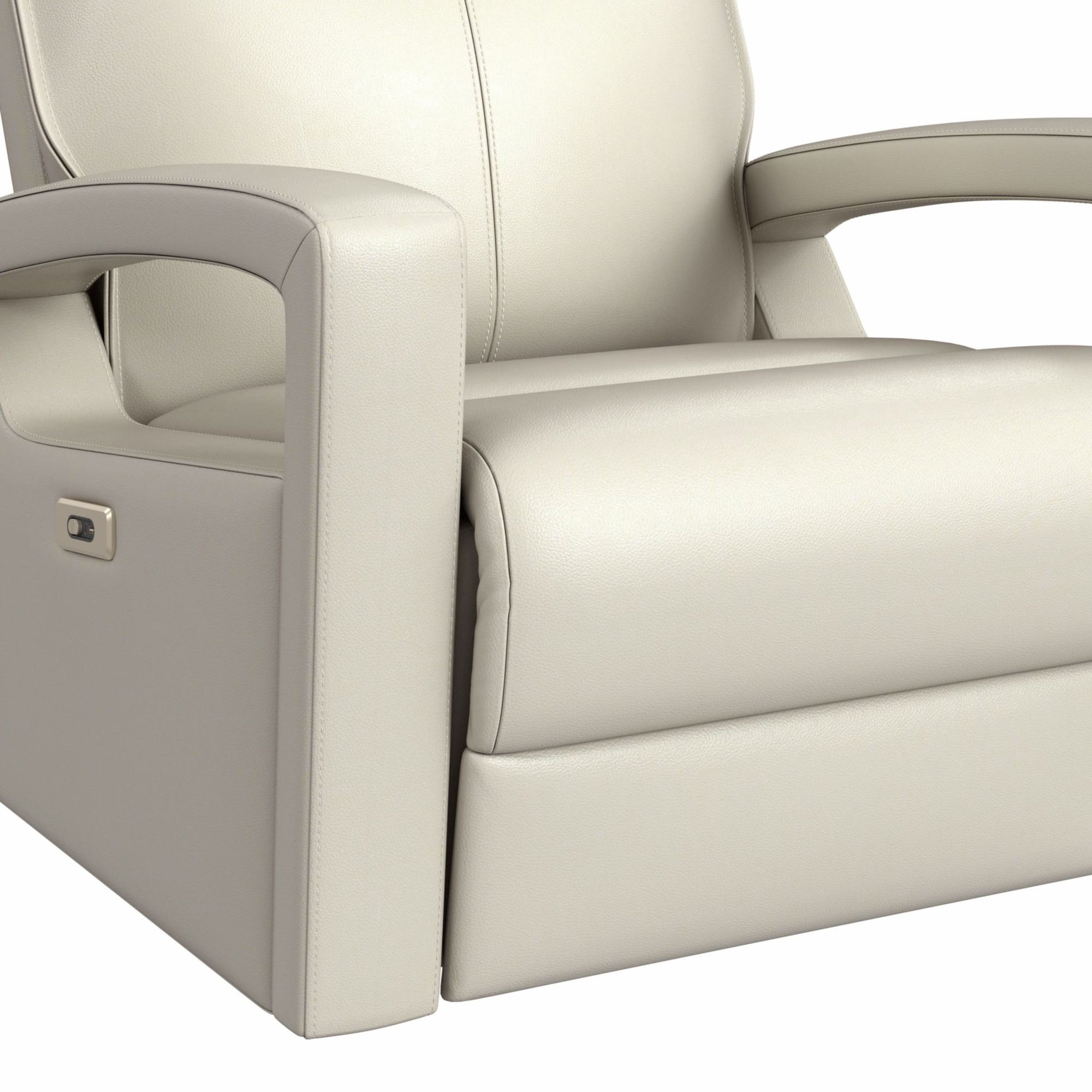 Eco P1 Recliner with Glider and Swivel in Del Mar Cream