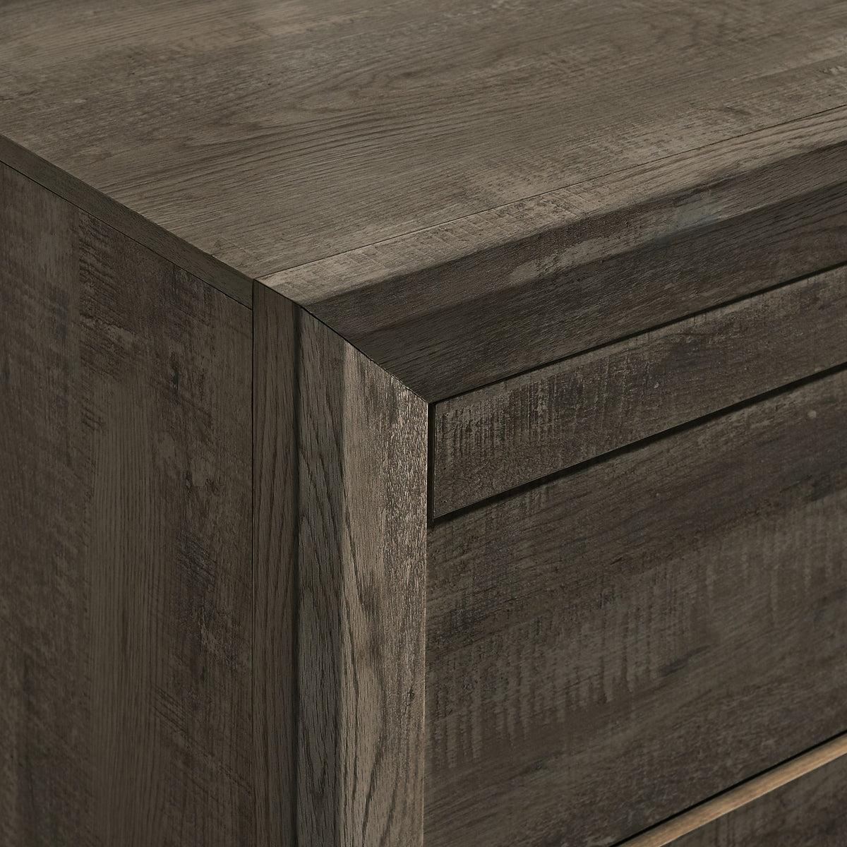 Eleanor Dresser & Mirror Set in Mocha Grey