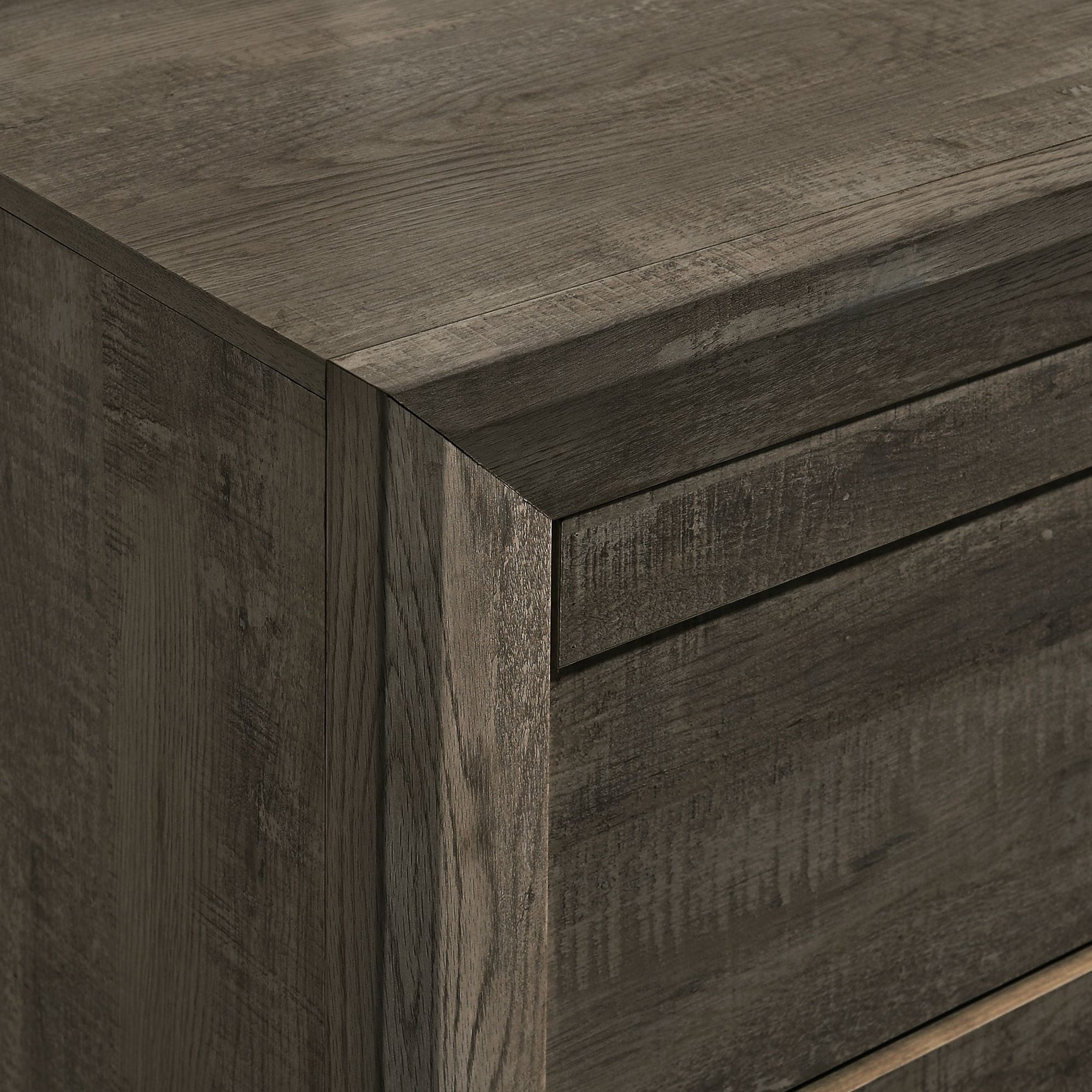 Eleanor 5-Drawer Chest in Mocha Grey