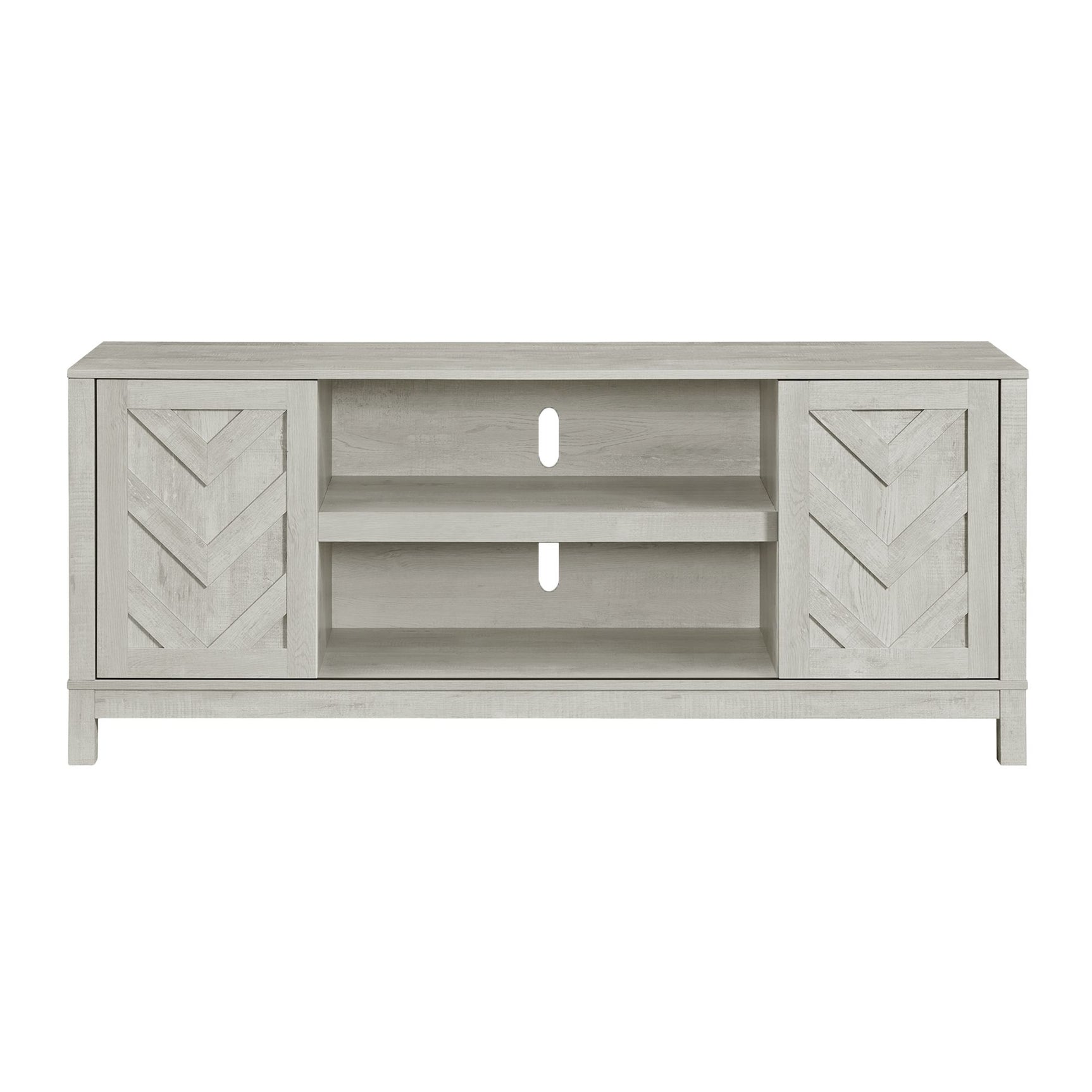 Eleanor 70" TV Stand with Sliding Door in White - Tampa Furniture Outlet