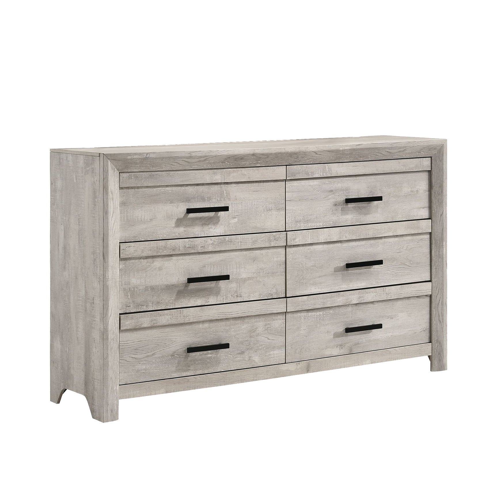 Eleanor 6-Drawer Dresser in White