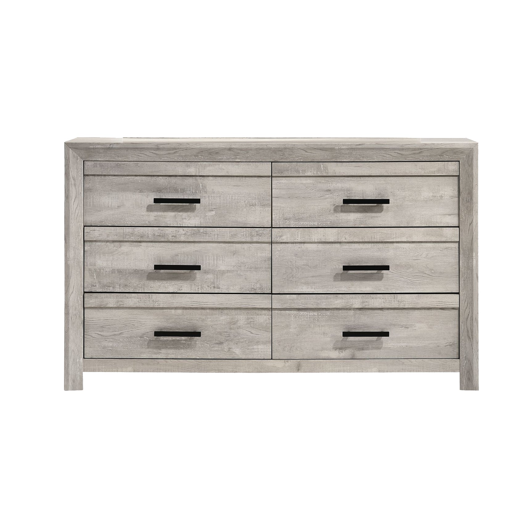 Eleanor 6-Drawer Dresser in White - Tampa Furniture Outlet