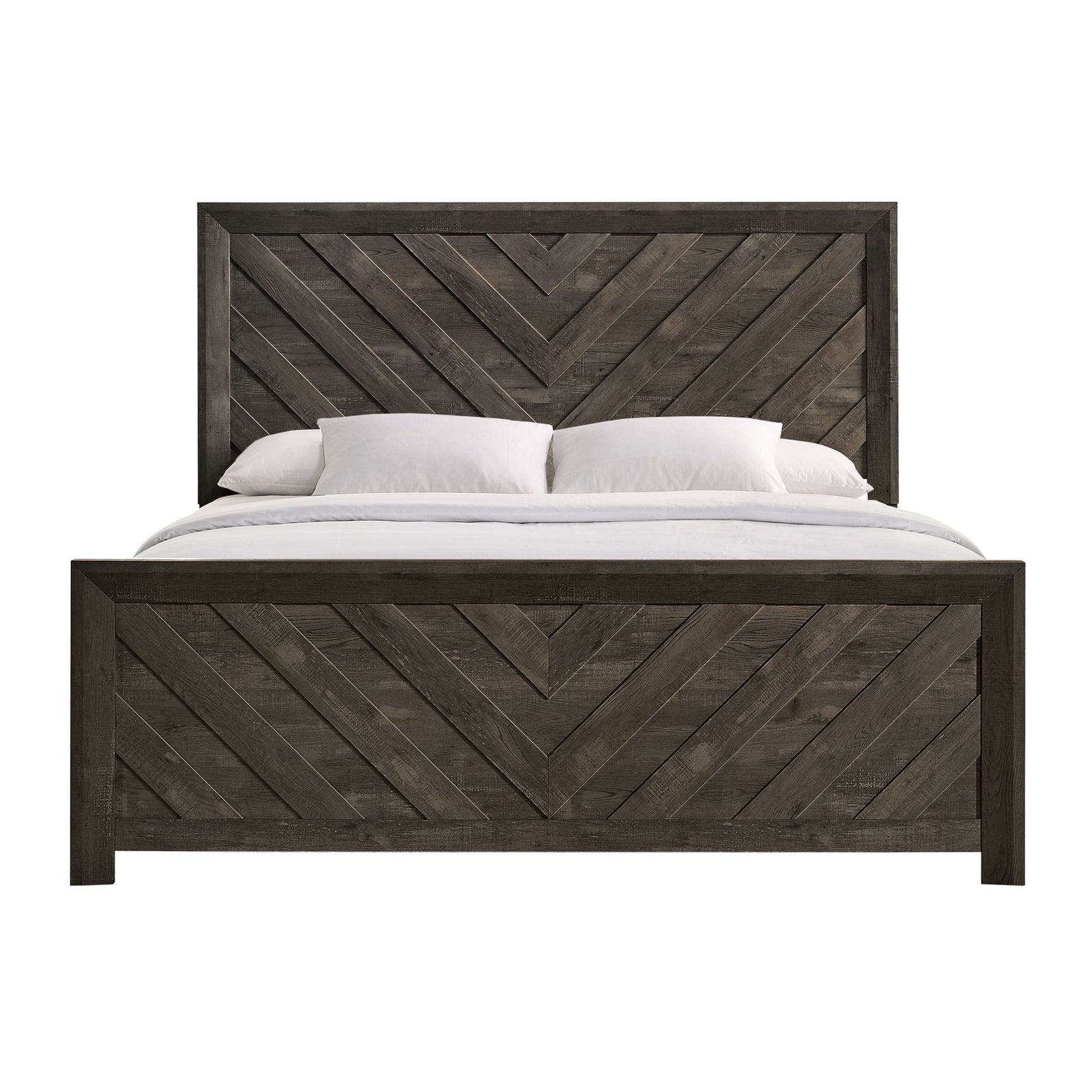 Eleanor King Bed in Mocha Grey - Tampa Furniture Outlet