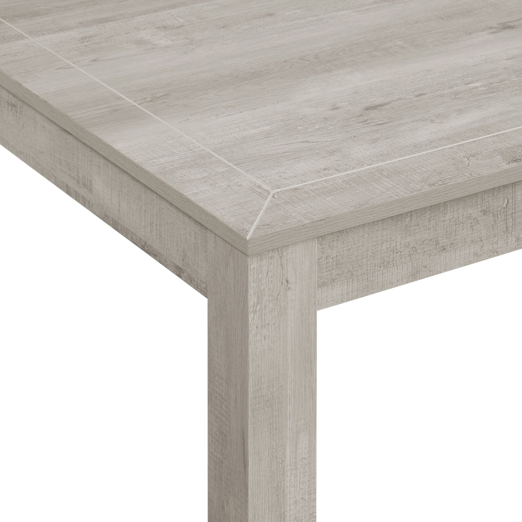 Eleanor Rectangular Dining Table in White - Tampa Furniture Outlet