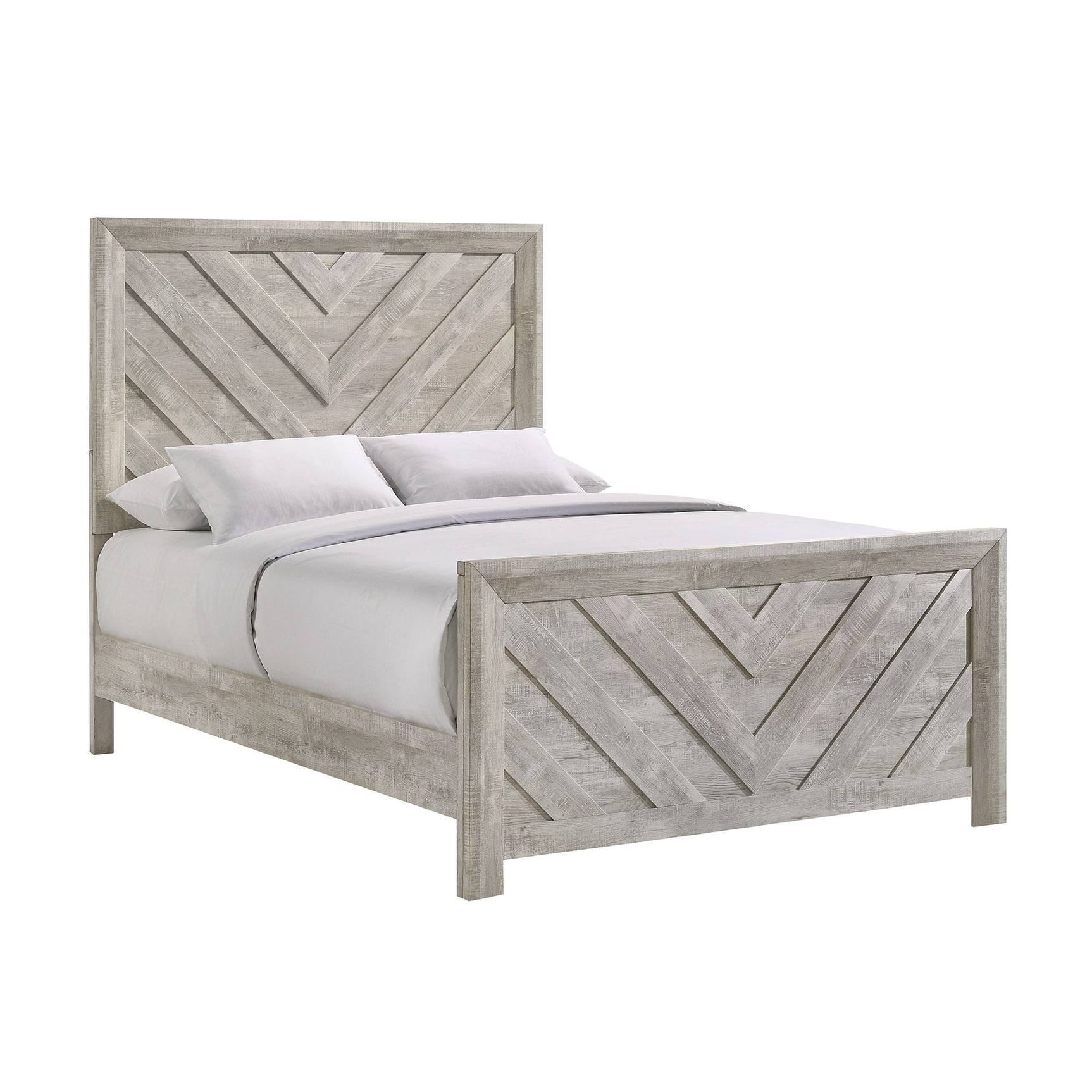 Ellen Full Bed White - Tampa Furniture Outlet