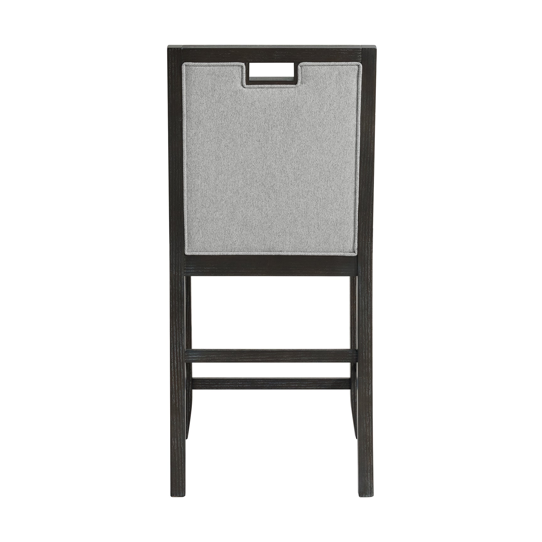 Elodie Counter Chair with Grey Fabric in Charcoal (2 Per Carton) - Tampa Furniture Outlet