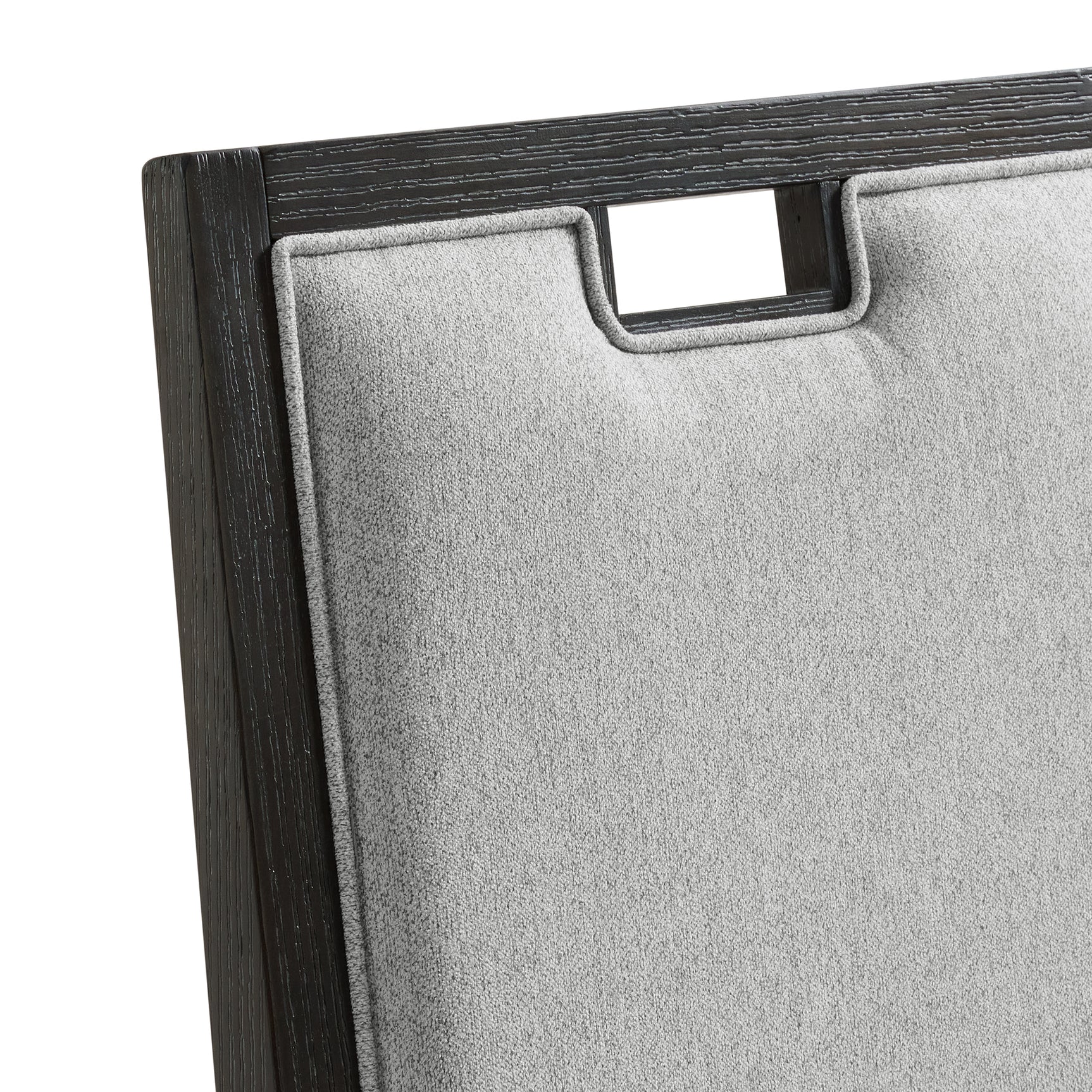 Elodie Counter Chair with Grey Fabric in Charcoal (2 Per Carton)