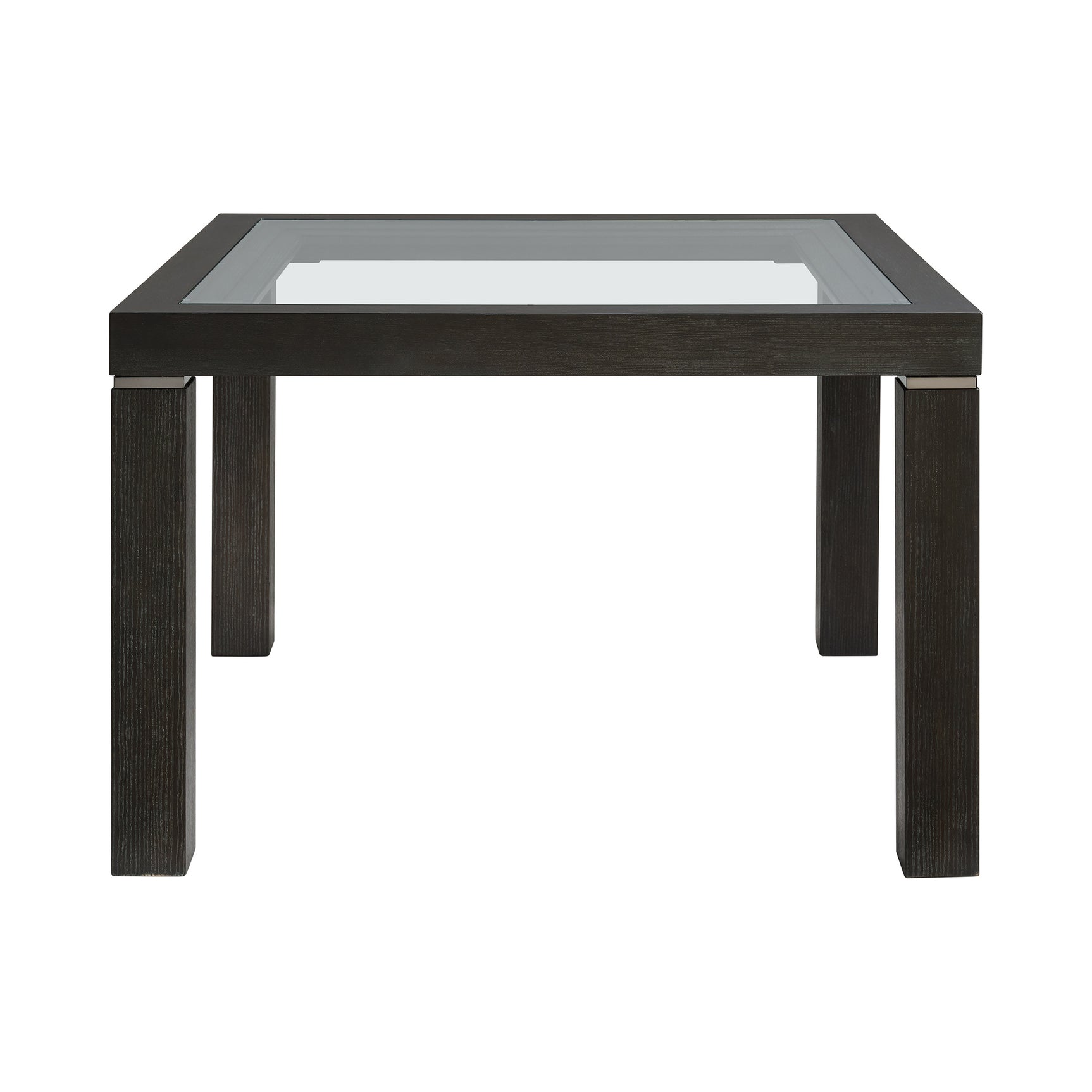 Elodie Counter Table with Glass in Charcoal