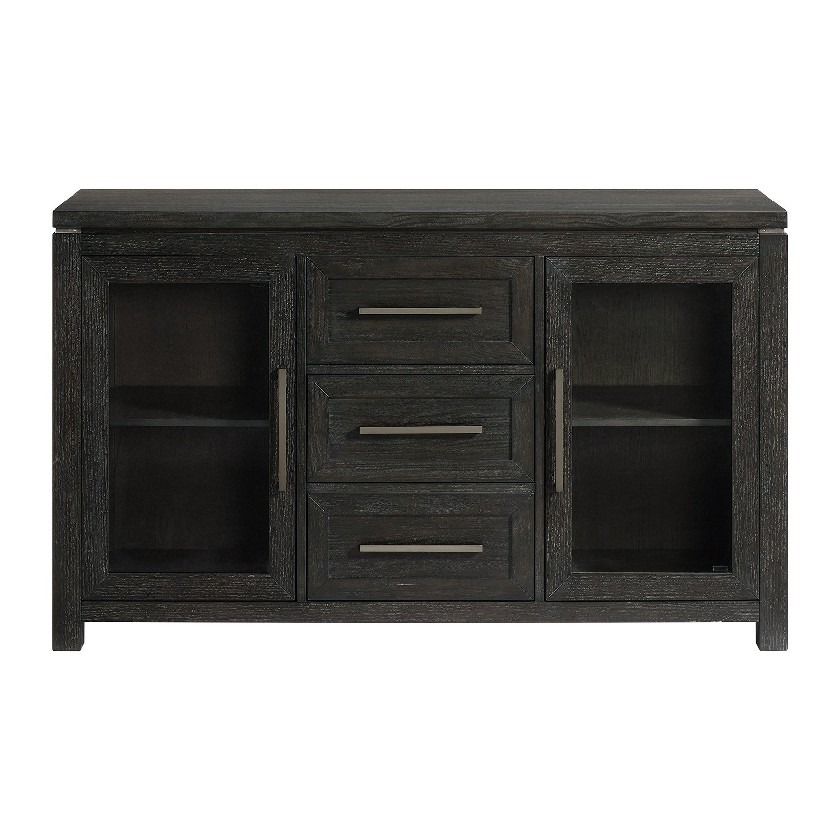 Elodie Server in Charcoal - Tampa Furniture Outlet