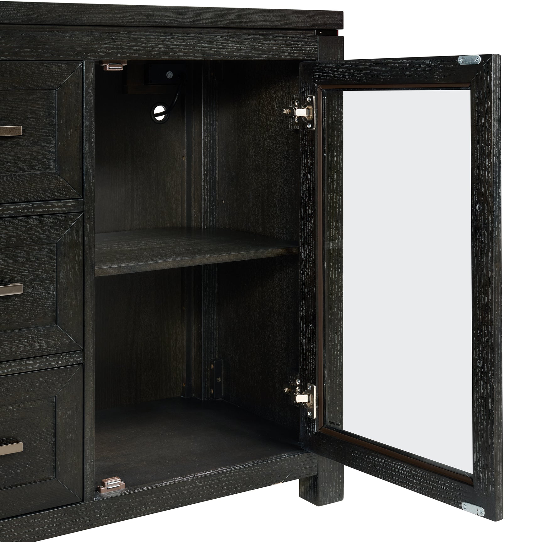 Elodie Server in Charcoal