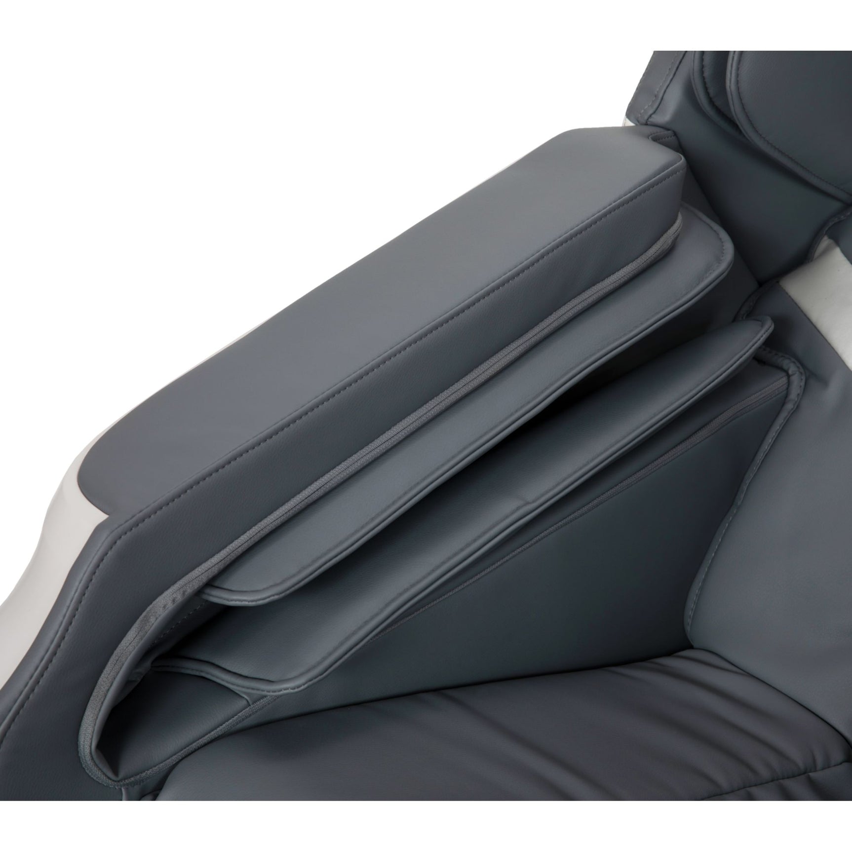 Embrace Massage Chair in Charcoal PU - Tampa Furniture Outlet