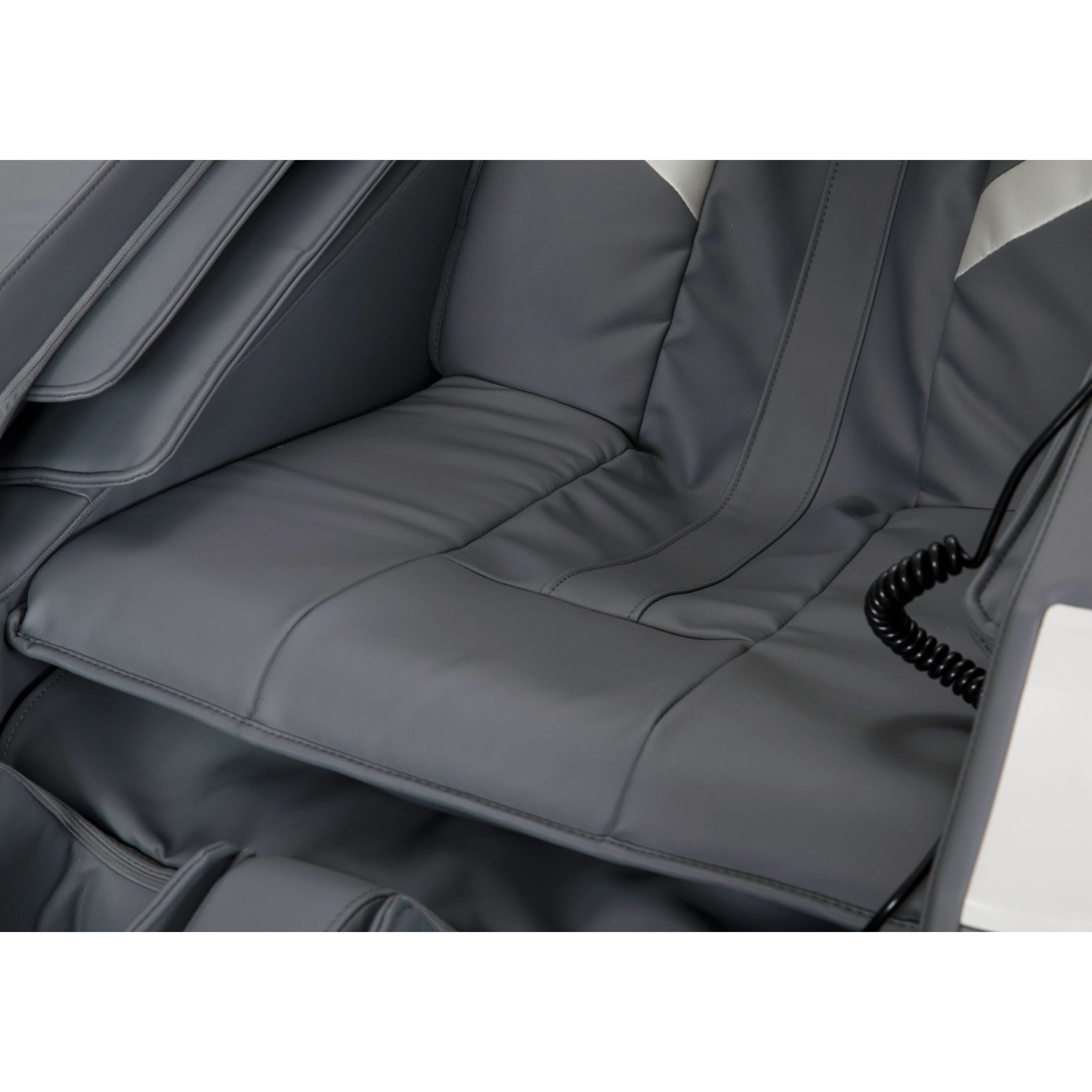 Embrace Massage Chair in Charcoal PU - Tampa Furniture Outlet