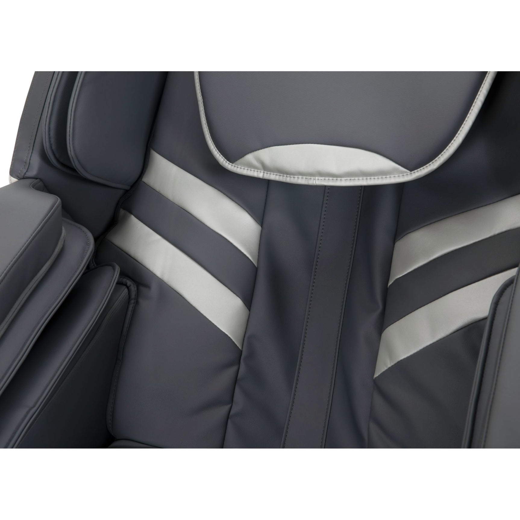 Embrace Massage Chair in Charcoal PU - Tampa Furniture Outlet