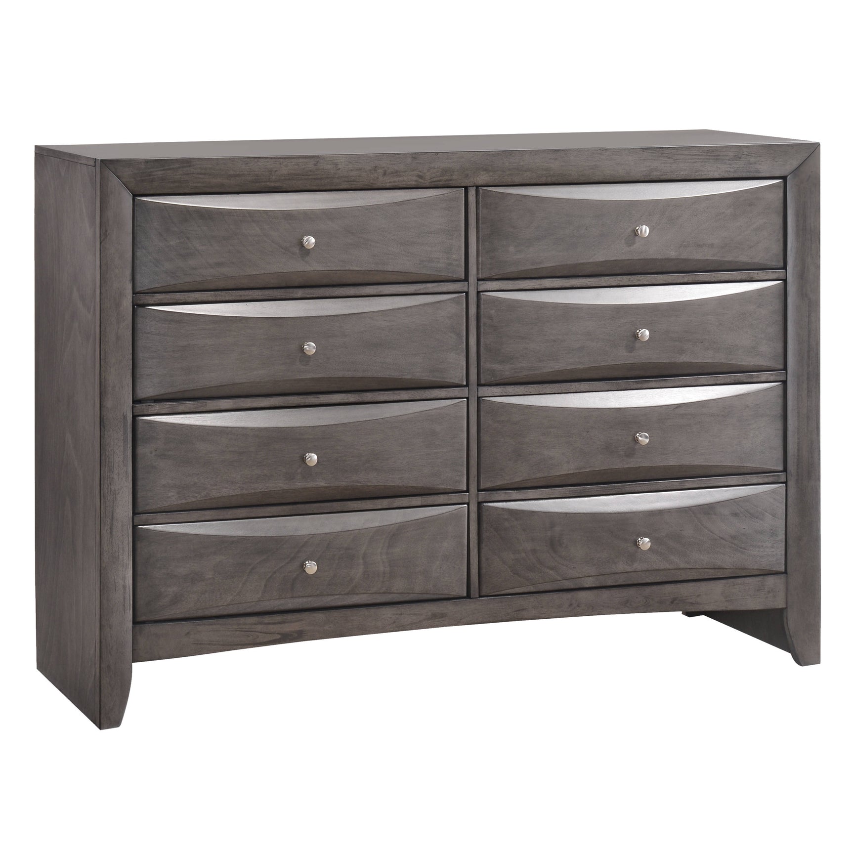 Emily Dresser Grey (Sturdy) - Tampa Furniture Outlet