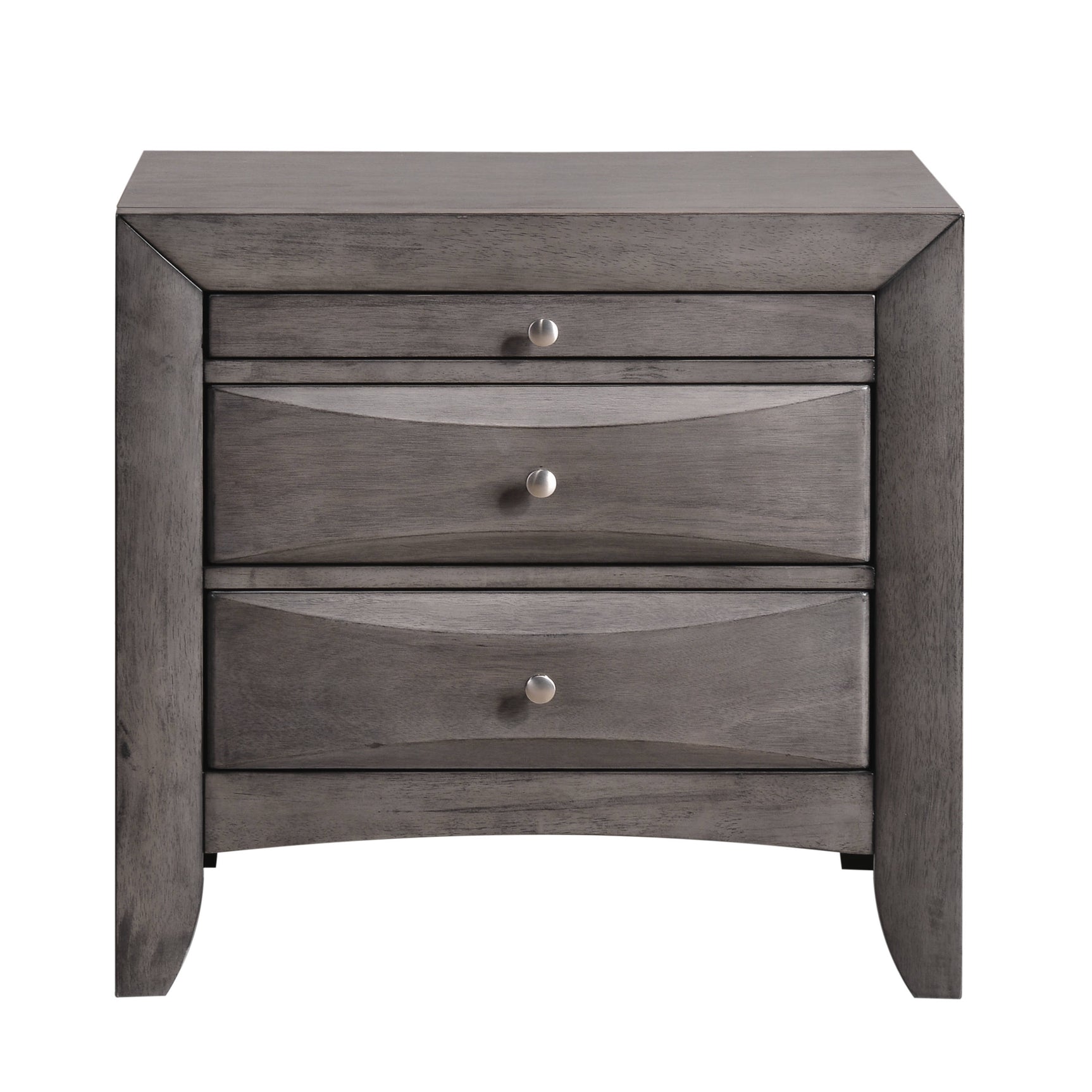 Emily Nightstand Grey - Tampa Furniture Outlet