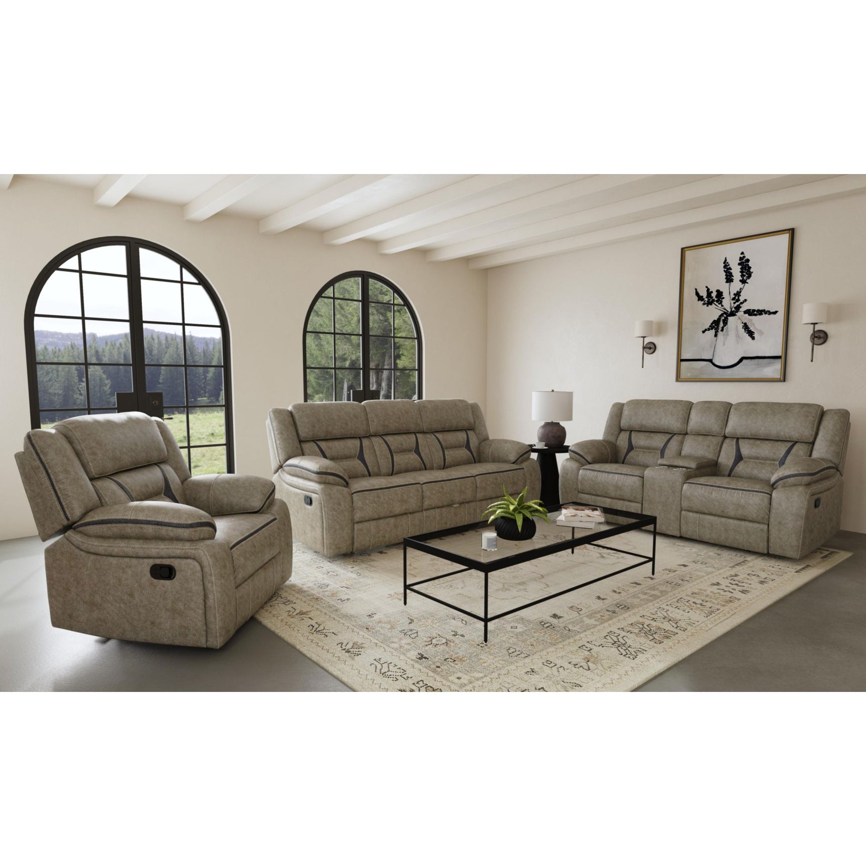 Engage Motion Recliner in Corral Grey - Tampa Furniture Outlet