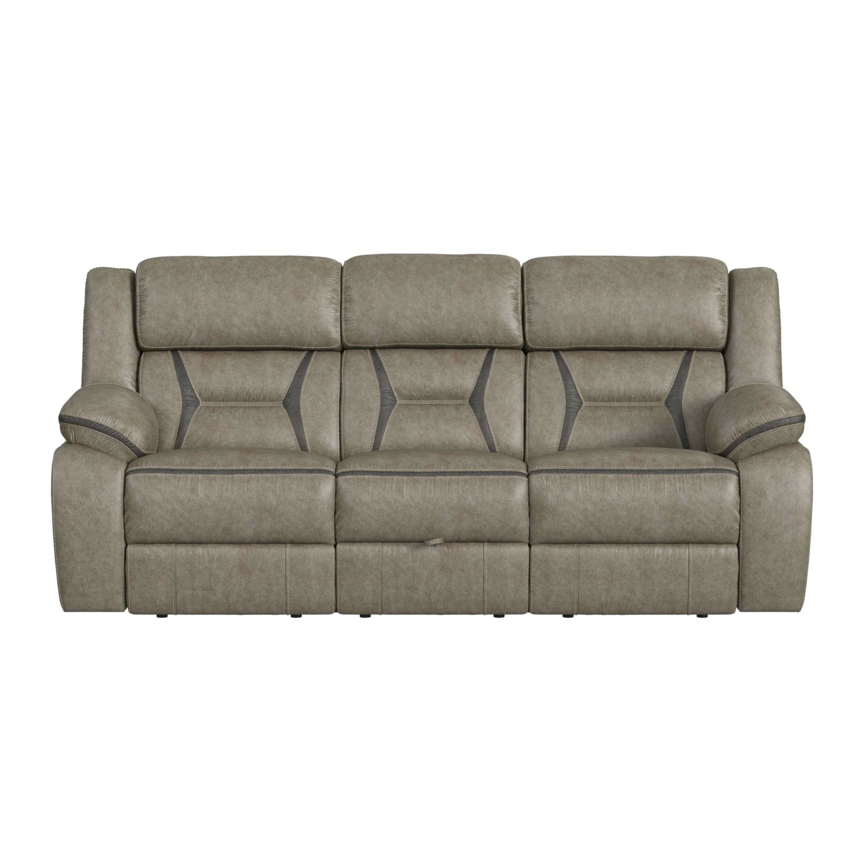 Engage Motion Sofa with DDT, Drawer and PWS in Corral Grey - Tampa Furniture Outlet