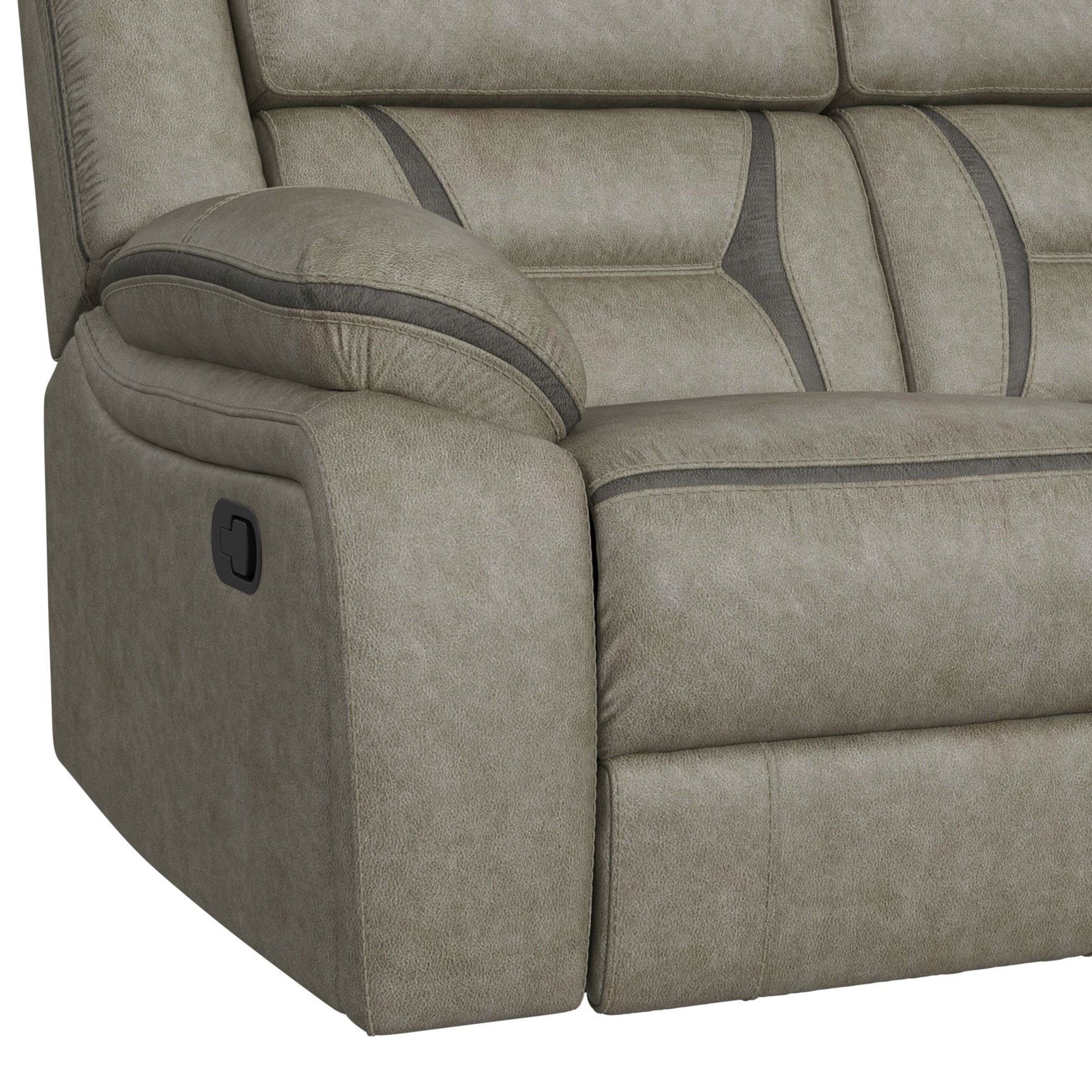 Engage Motion Sofa with DDT, Drawer and PWS in Corral Grey - Tampa Furniture Outlet