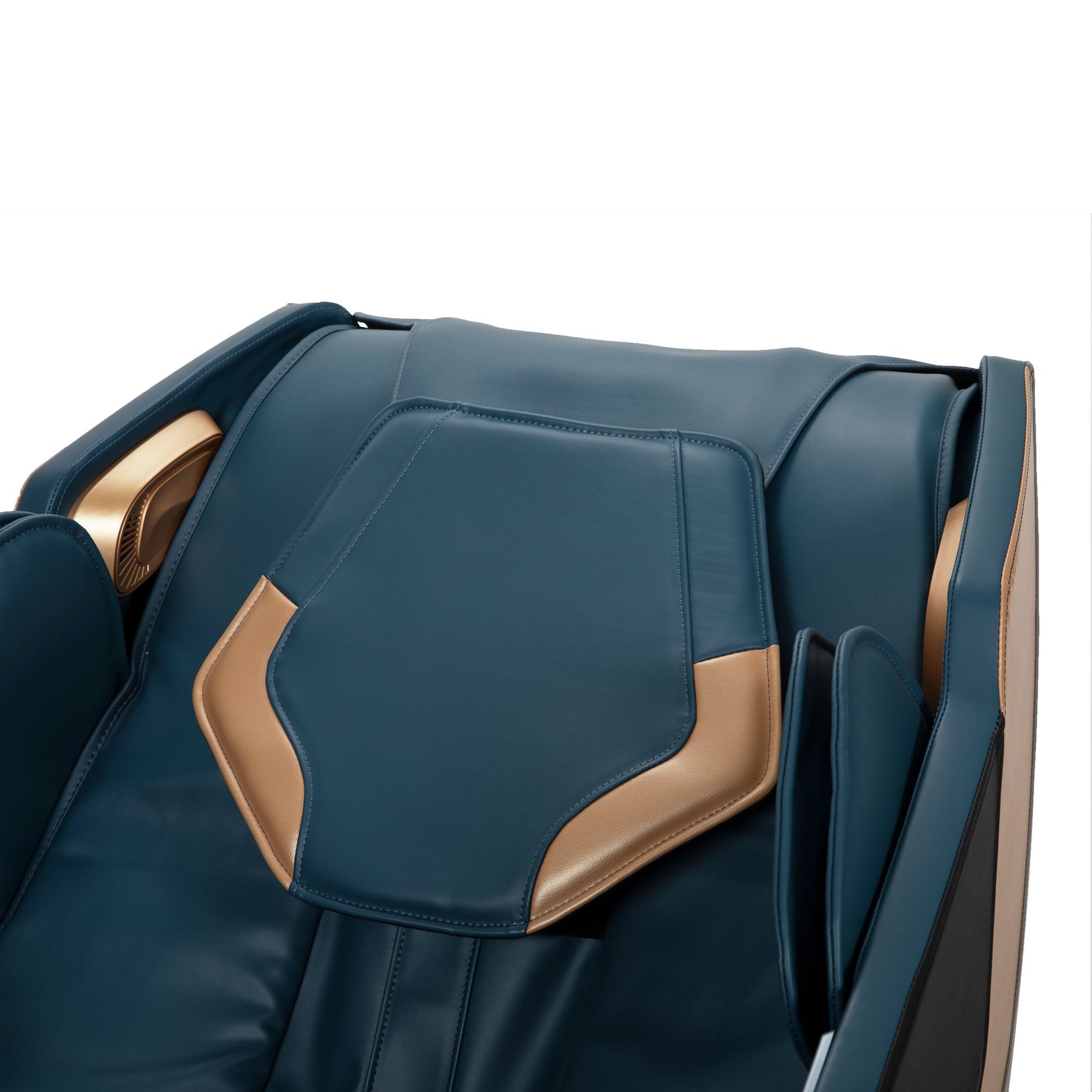 Enrich Massage Chair in Navy PU - Tampa Furniture Outlet