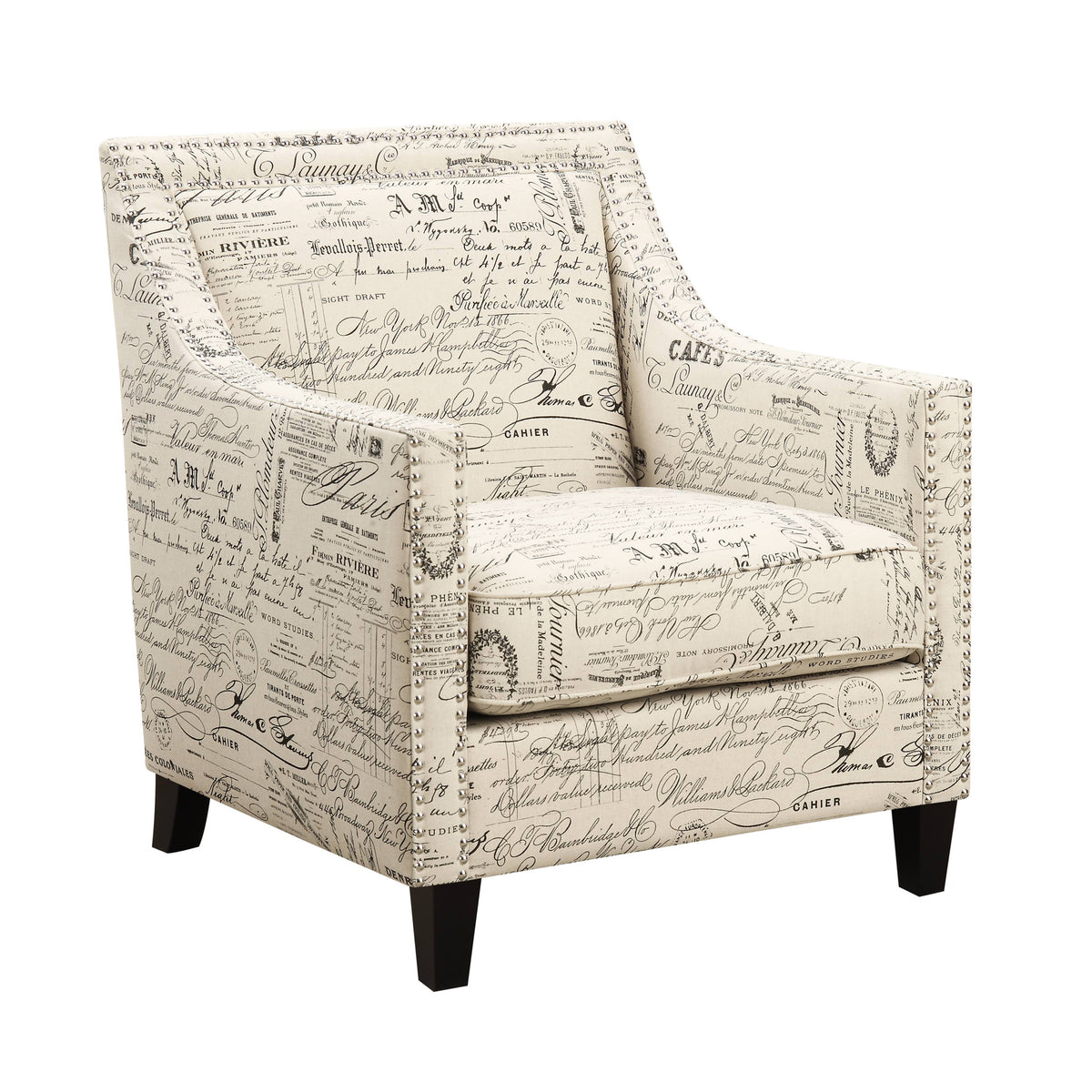 Erica 497 Chair W/Chrome Nails French Script (ISTA 3)