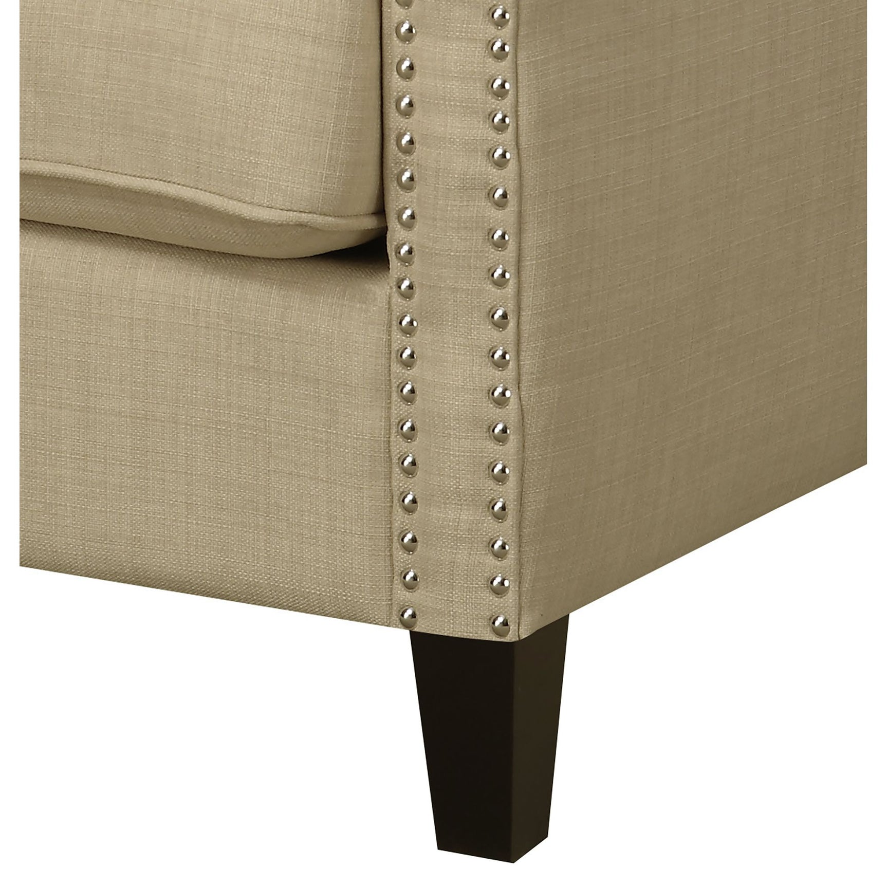 Erica 497 Chair W/Chrome Nails Heirloom Natural (ISTA 3) - Tampa Furniture Outlet