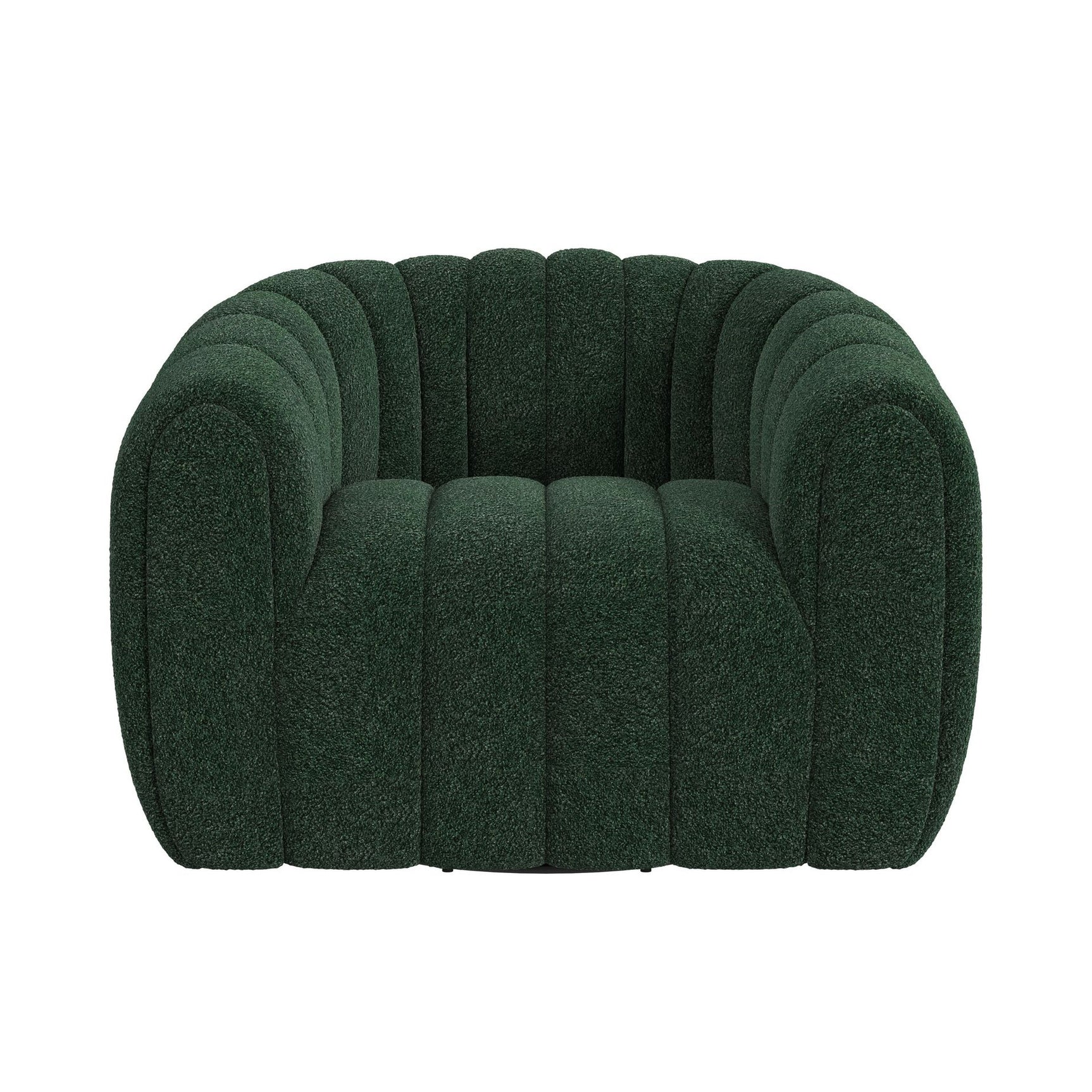 Flamingo Swivel Chair in Ching Hunter Green