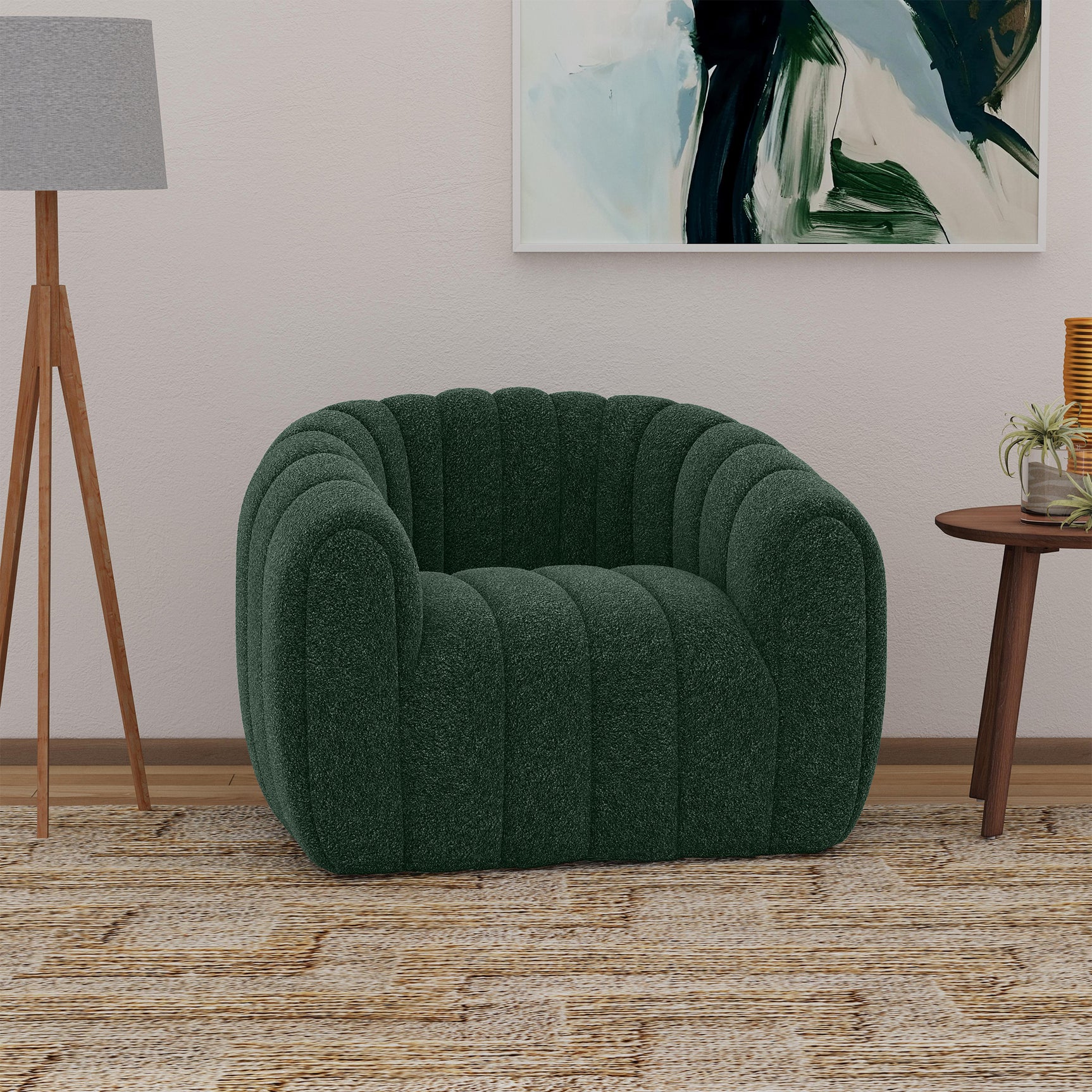 Flamingo Swivel Chair in Ching Hunter Green – SKU U-14920-11460-101 | Elements