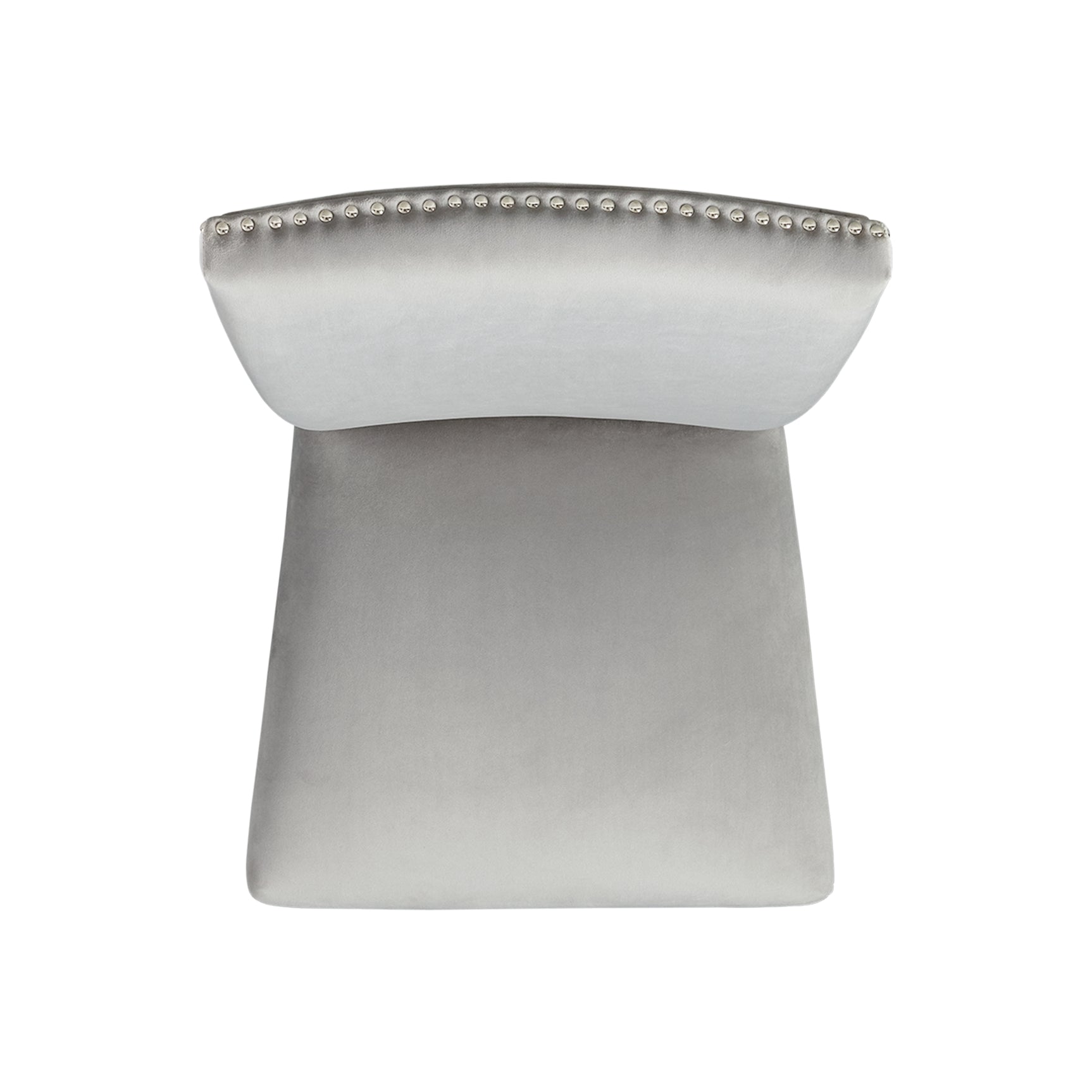 Francesca Counter Dining Gray Counter Velvet Side Chair (2 Per Pack) - Tampa Furniture Outlet