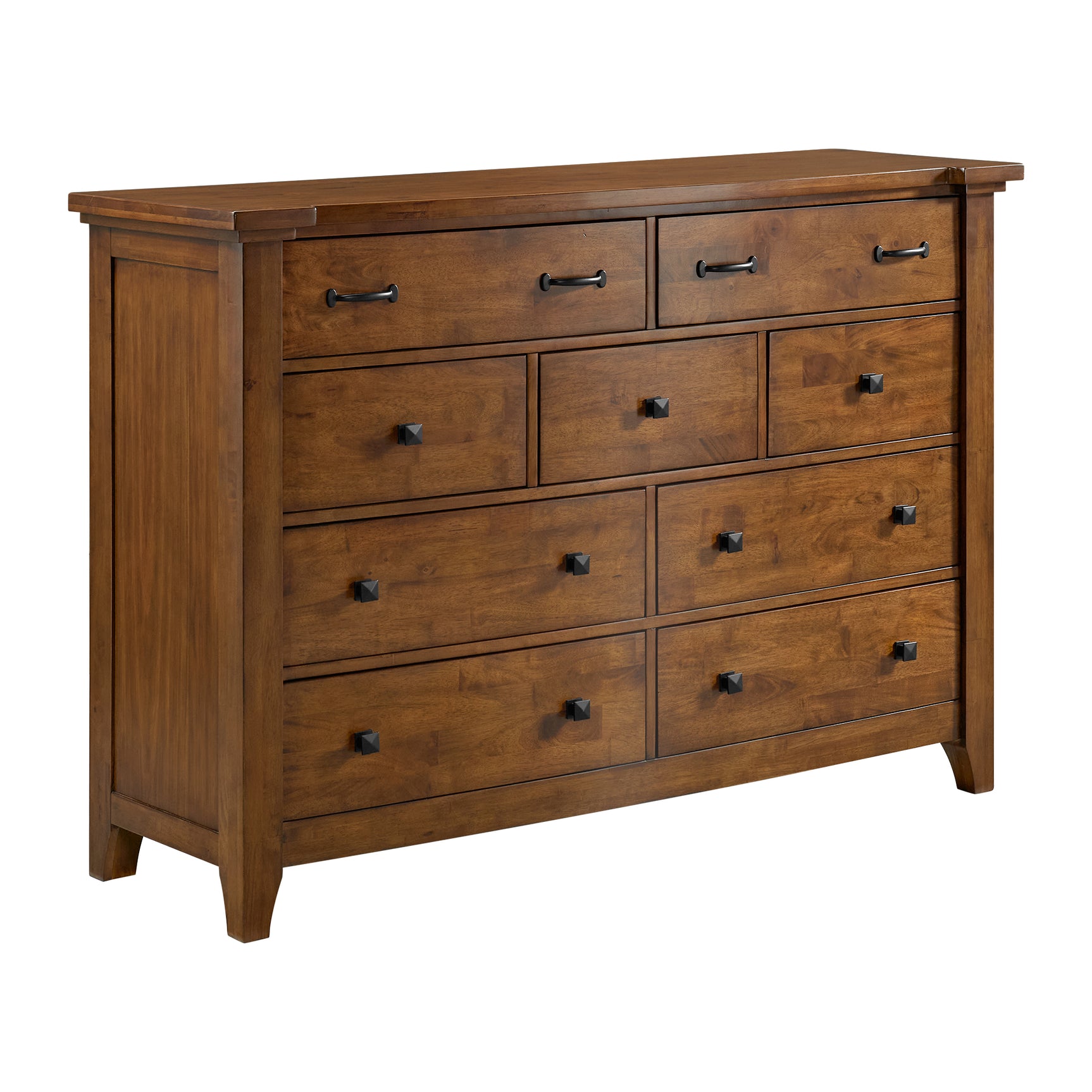 Gage 9-Drawer Dresser in Chestnut - Tampa Furniture Outlet