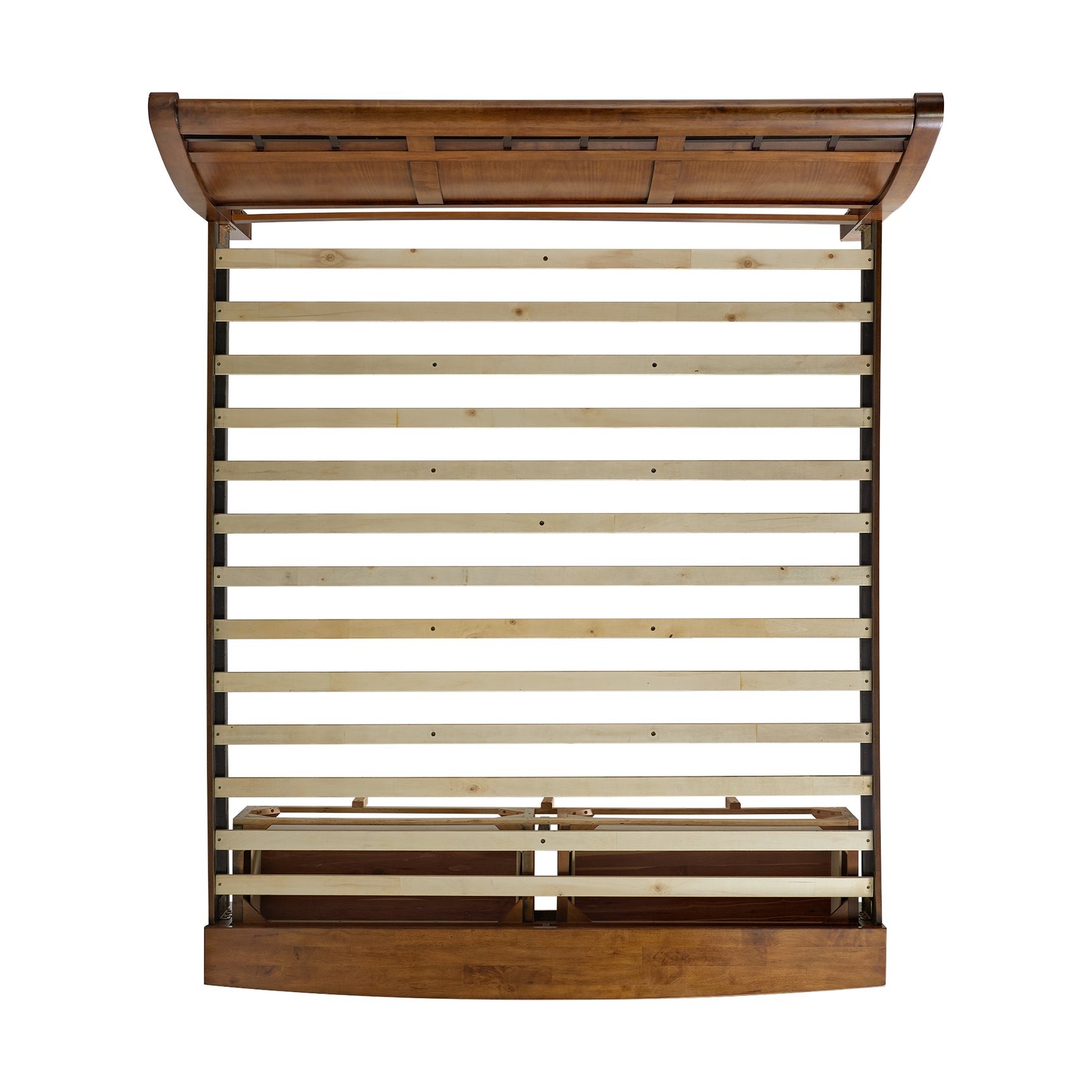 Gage King Sleigh Storage Bed in Chestnut - Tampa Furniture Outlet