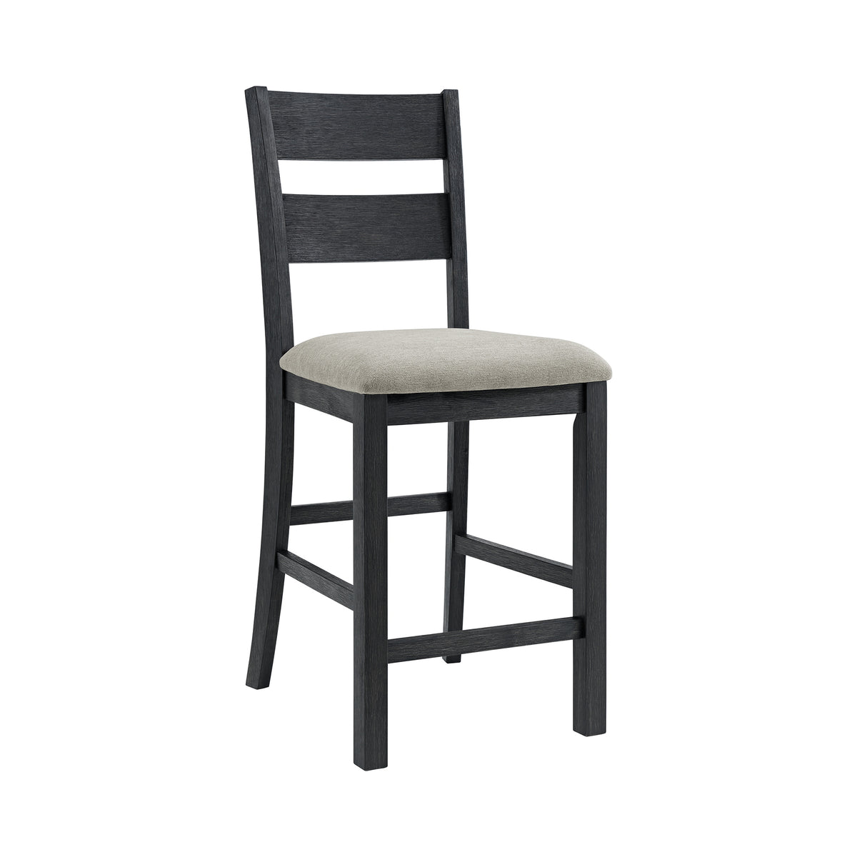 Garcia 5PC Counter Set with Table and 4 Chairs in Black