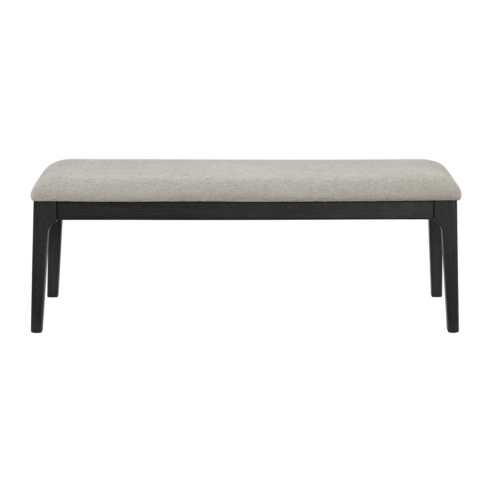 Garcia 6PC Dining Set with Table, 4 Chairs, and Bench in Black - Tampa Furniture Outlet