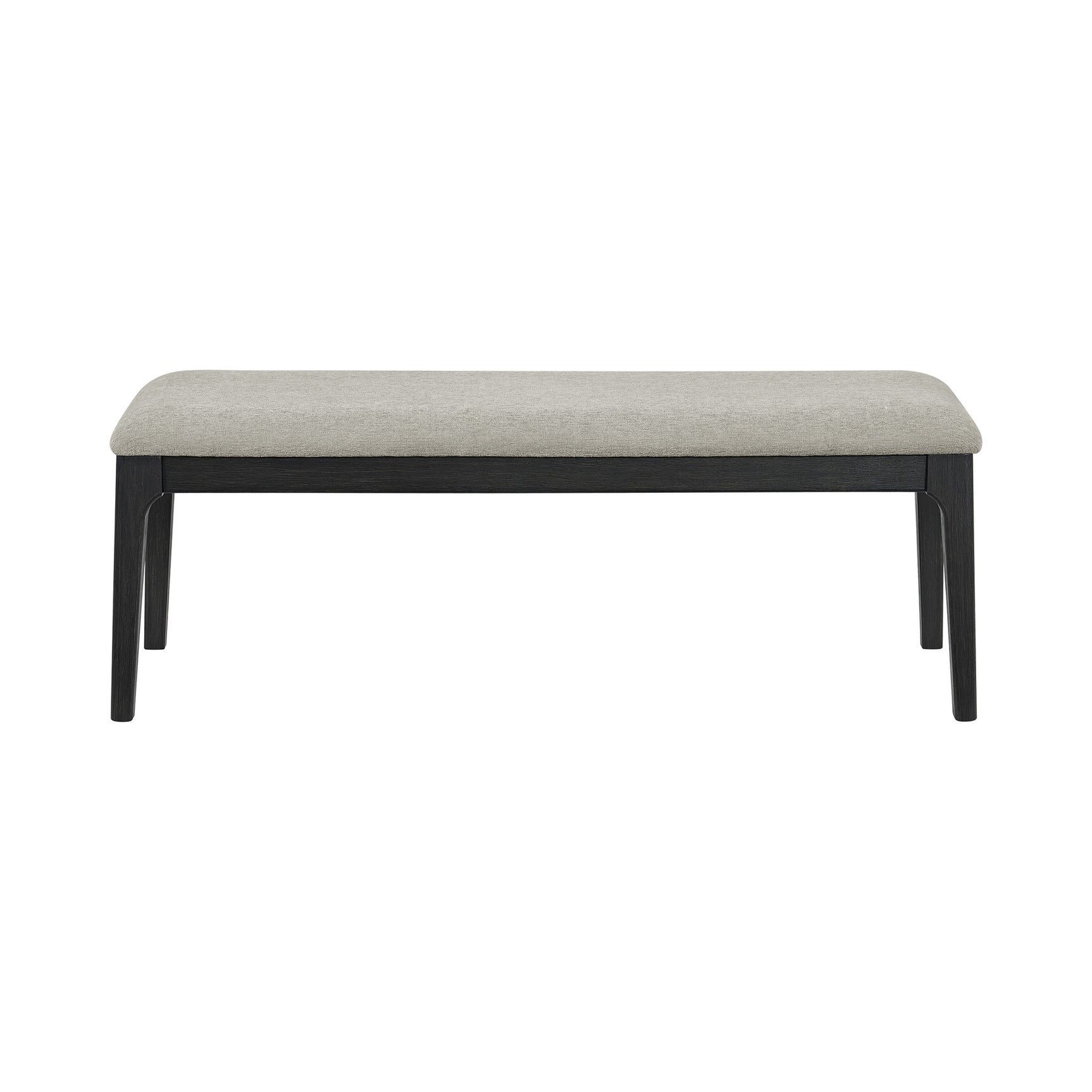 Garcia 6PC Dining Set with Table, 4 Chairs, and Bench in Black