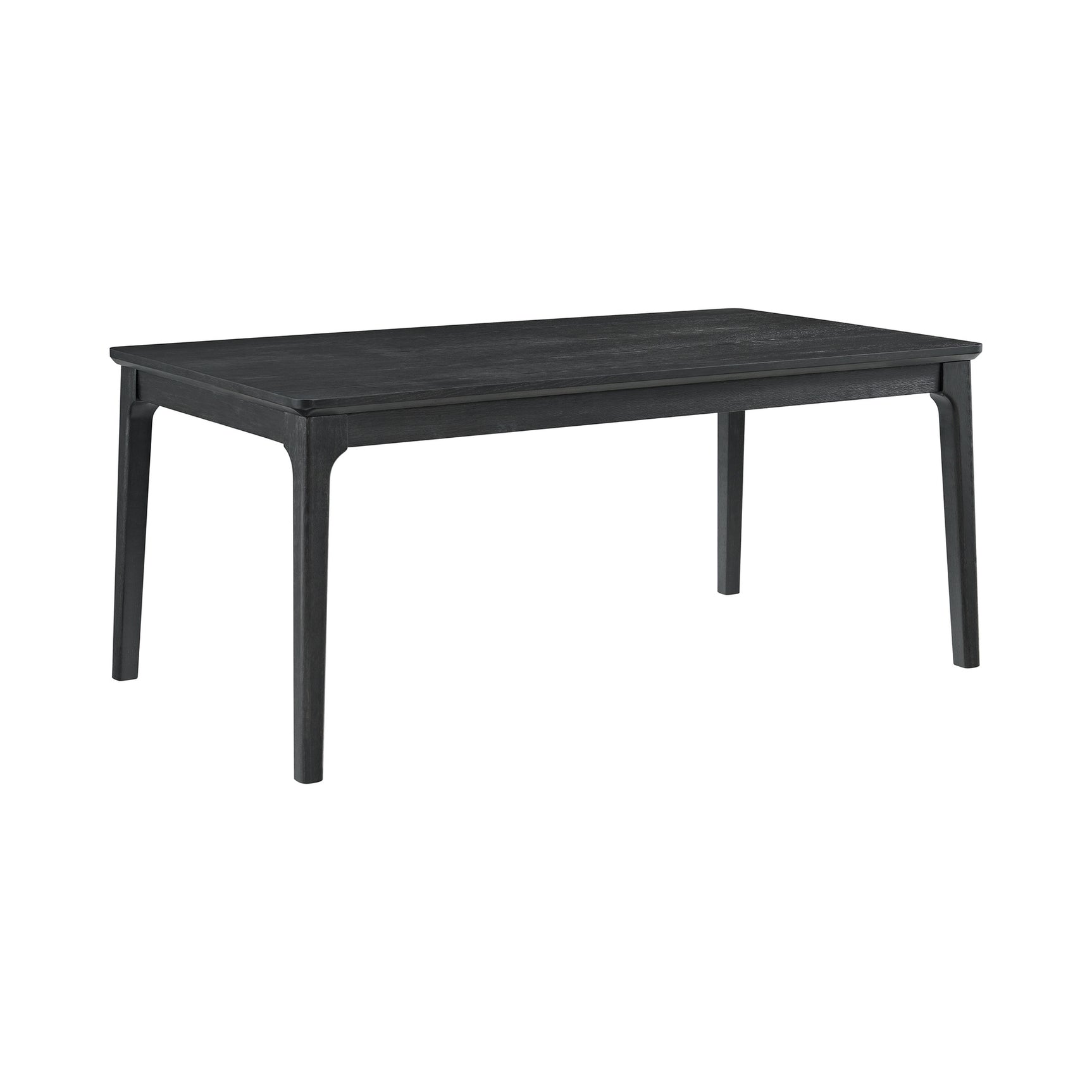 Garcia 6PC Dining Set with Table, 4 Chairs, and Bench in Black