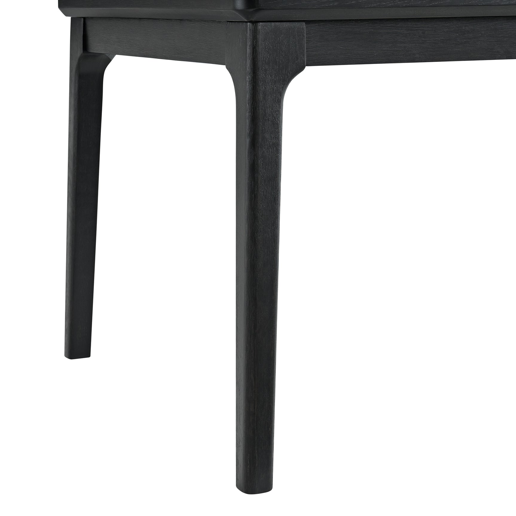 Garcia 6PC Dining Set with Table, 4 Chairs, and Bench in Black - Tampa Furniture Outlet