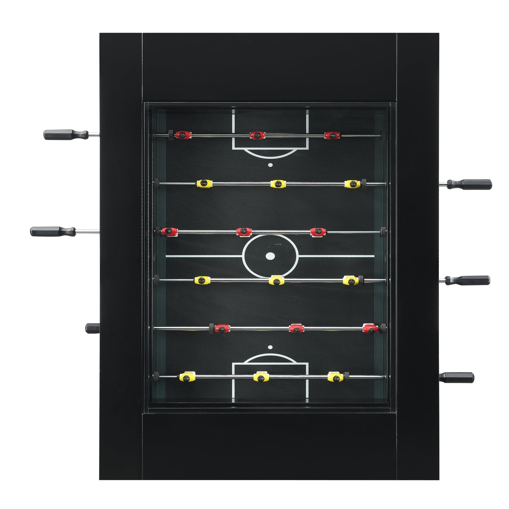 Giga Foosball Table (SSG-110601) Black Foosball Table - Tampa Furniture Outlet